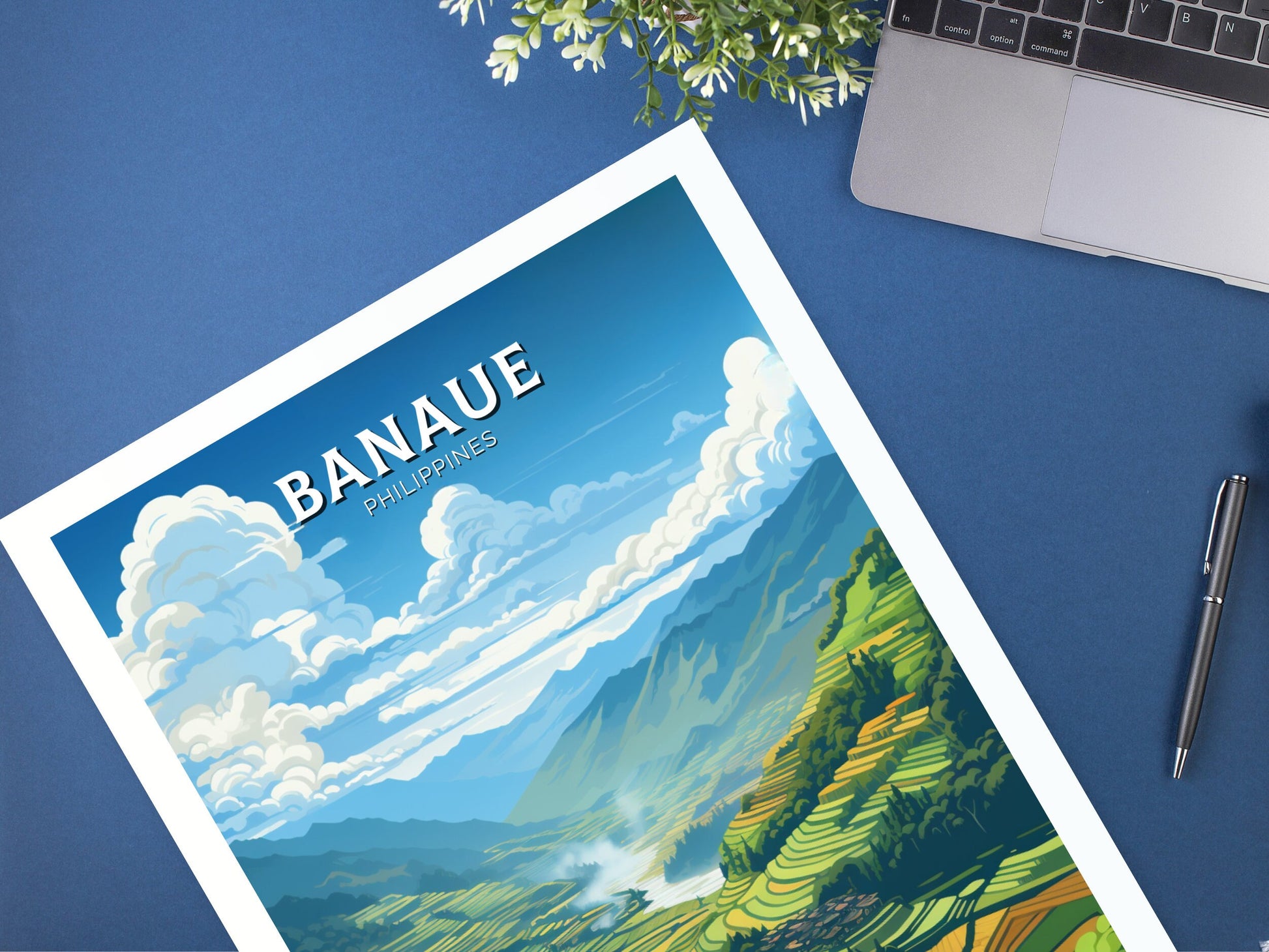 Banaue Poster | Banaue Print | Philippines Poster | Banaue Travel Print | Banaue Rice Fields Travel Poster | Philippines Print | ID 879