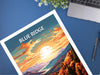 Blue Ridge Parkway Print | Blue Ridge Poster | Blue Ridge Parkway Decor | USA Travel Print | Blue Ridge Parkway Wall Art | ID 880