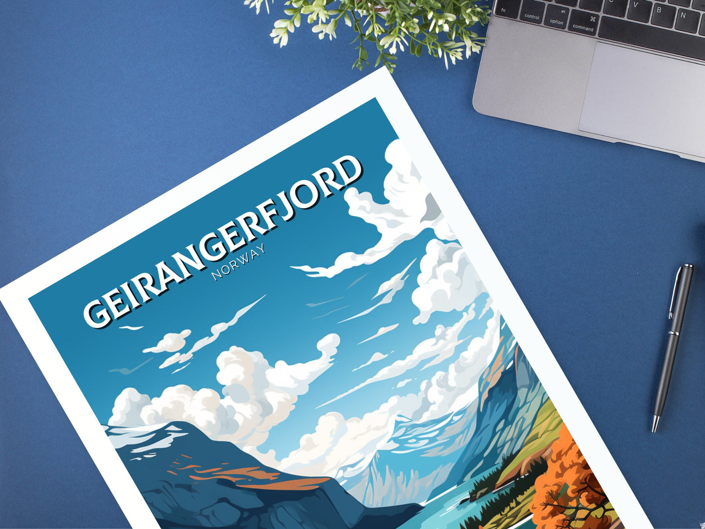 The Geirangerfjord Print | The Geirangerfjord Poster | Norway Wall Art | Norway Print | The Geirangerfjord Art | Norway Wall Art | ID 890