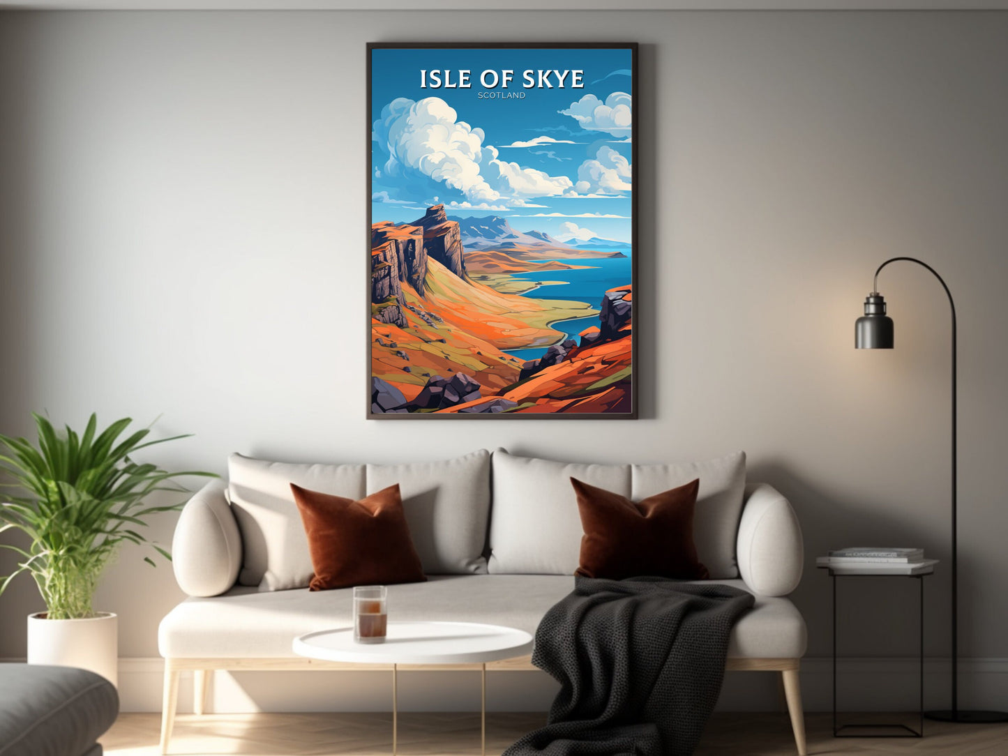 Isle of Skye Travel Print | Isle of Skye Poster | Isle of Skye Wall Art | Isle of Skye Art | Scotland Print | Scotland Poster | ID 898