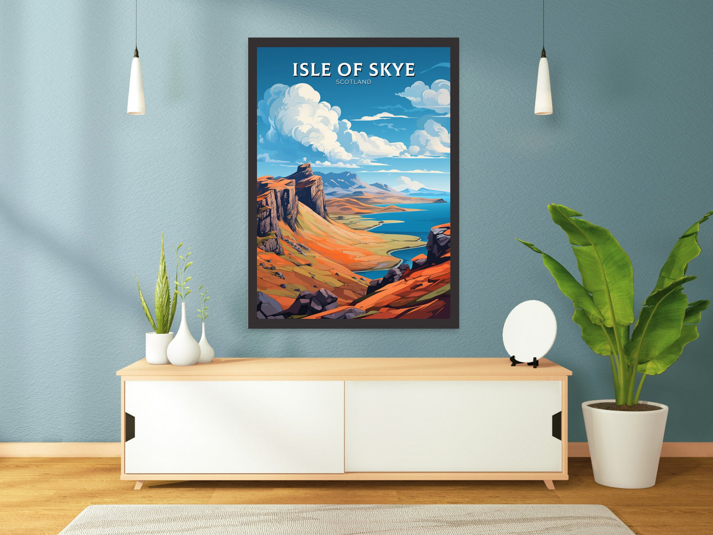 Isle of Skye Travel Print | Isle of Skye Poster | Isle of Skye Wall Art | Isle of Skye Art | Scotland Print | Scotland Poster | ID 898