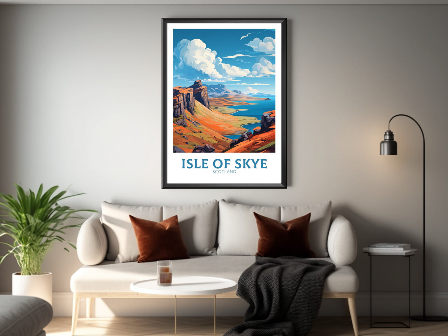 Isle of Skye Travel Poster | Isle of Skye Print | Isle of Skye Wall Art | Isle of Skye Art | Scotland Print | Scotland Poster | ID 903