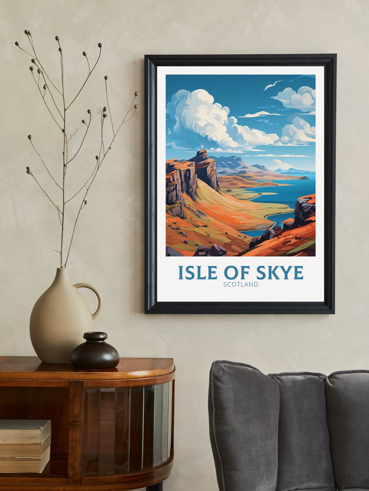 Isle of Skye Travel Poster | Isle of Skye Print | Isle of Skye Wall Art | Isle of Skye Art | Scotland Print | Scotland Poster | ID 903