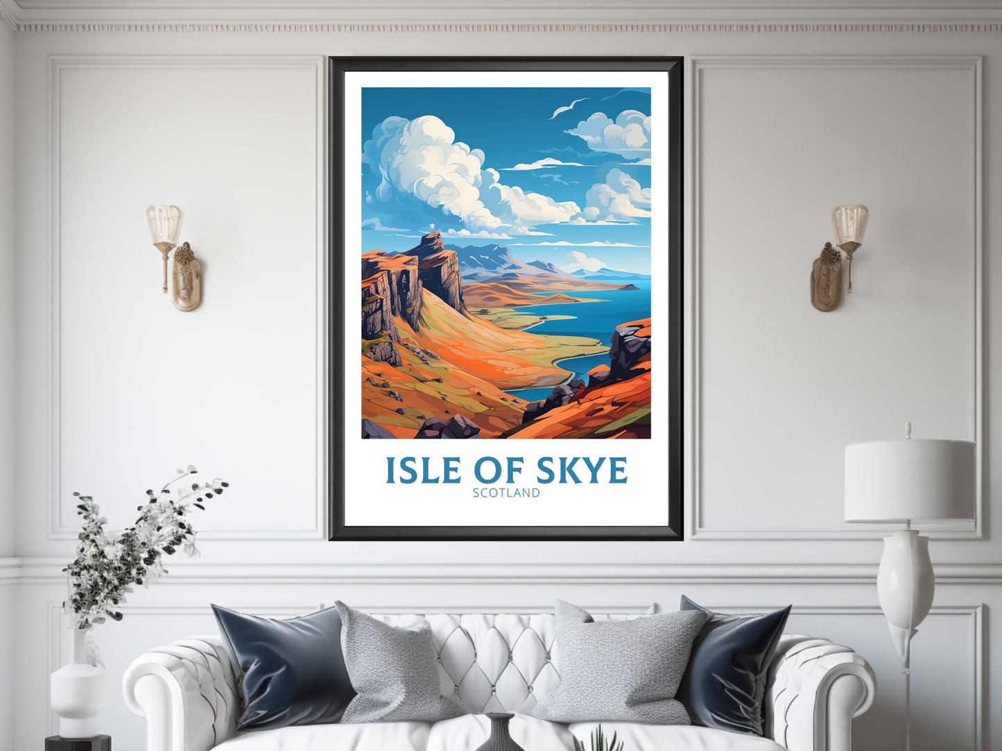 Isle of Skye Travel Poster | Isle of Skye Print | Isle of Skye Wall Art | Isle of Skye Art | Scotland Print | Scotland Poster | ID 903