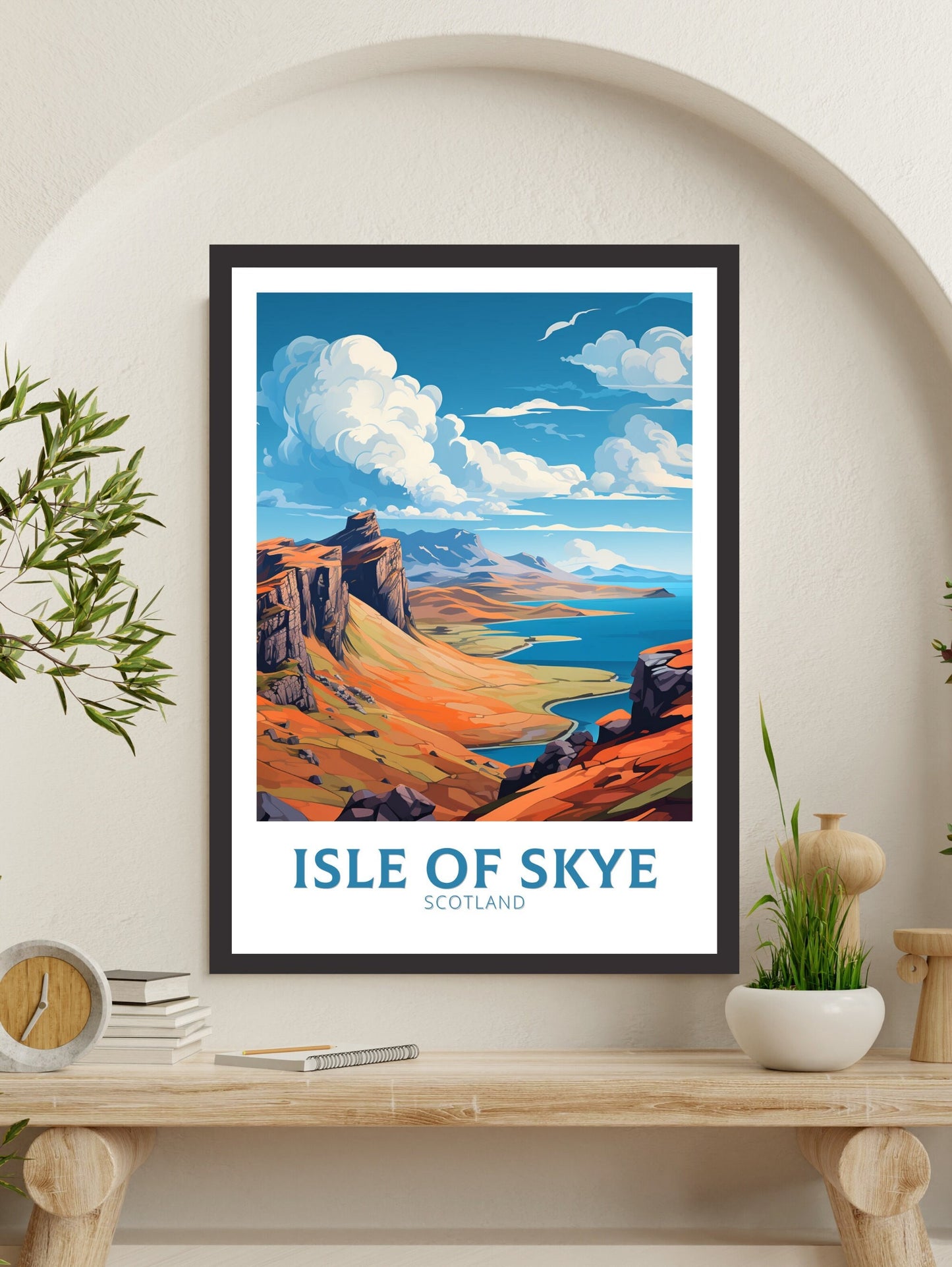 Isle of Skye Travel Poster | Isle of Skye Print | Isle of Skye Wall Art | Isle of Skye Art | Scotland Print | Scotland Poster | ID 903