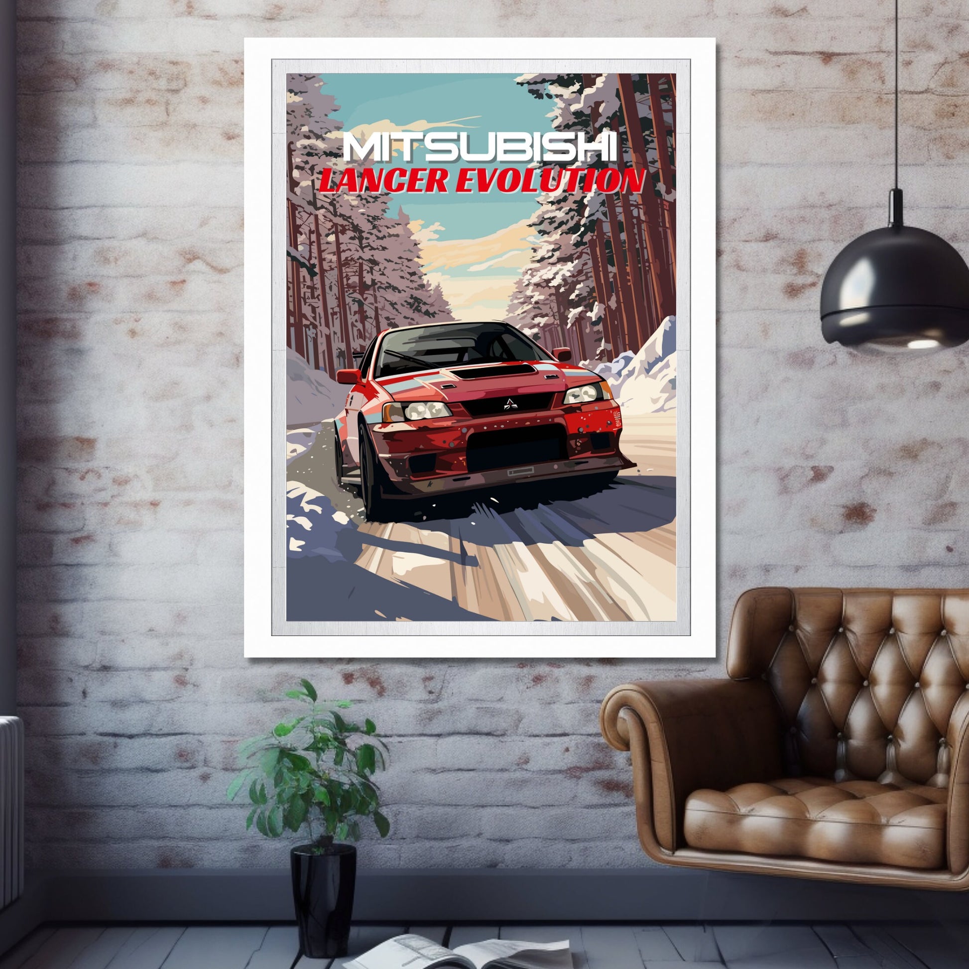 Mitsubishi Lancer Evolution Poster