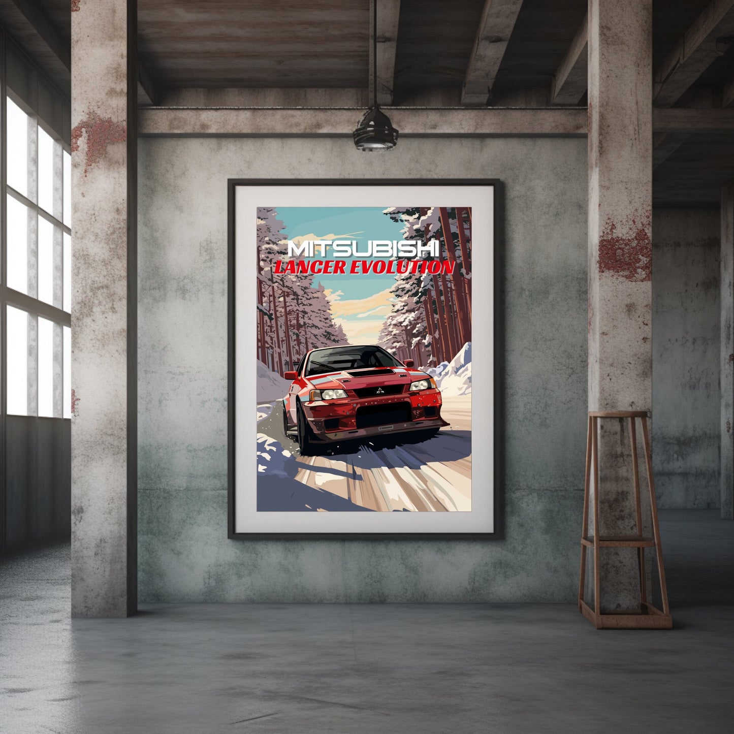 Mitsubishi Lancer Evolution Poster