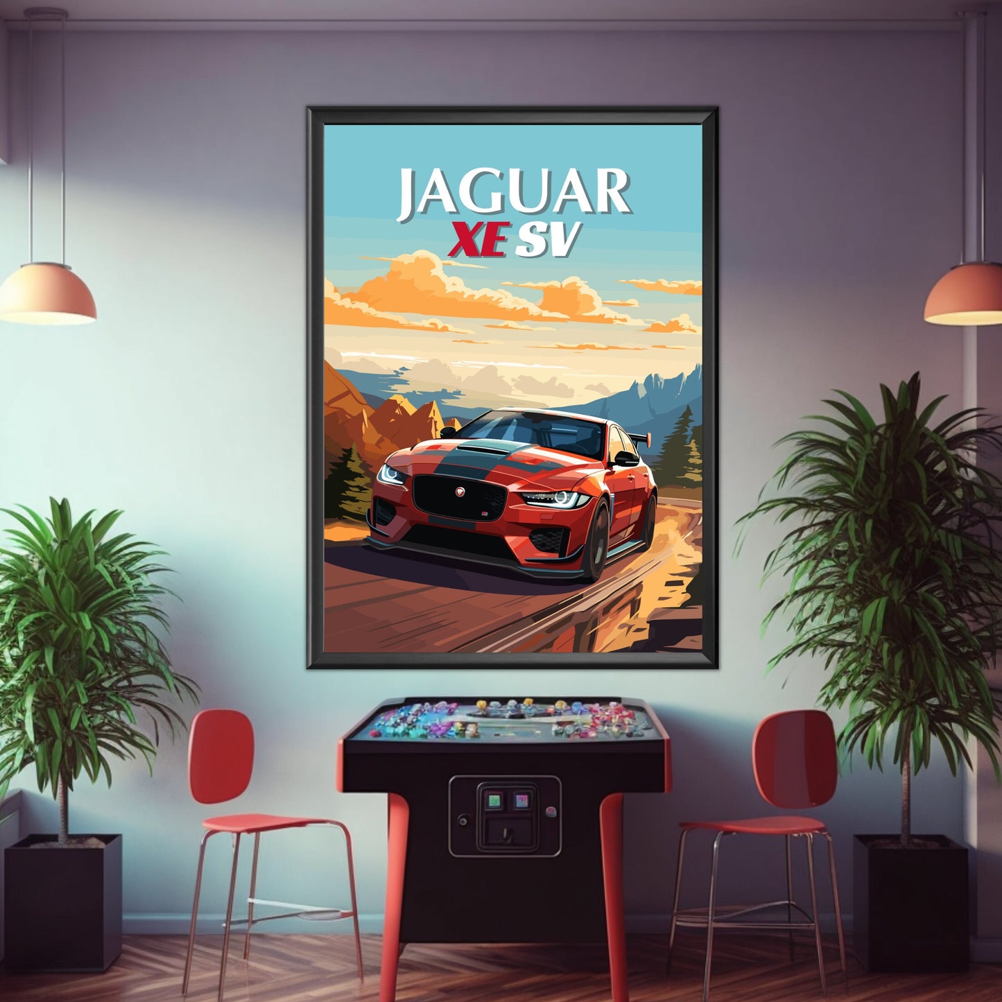 Jaguar XE SV Poster