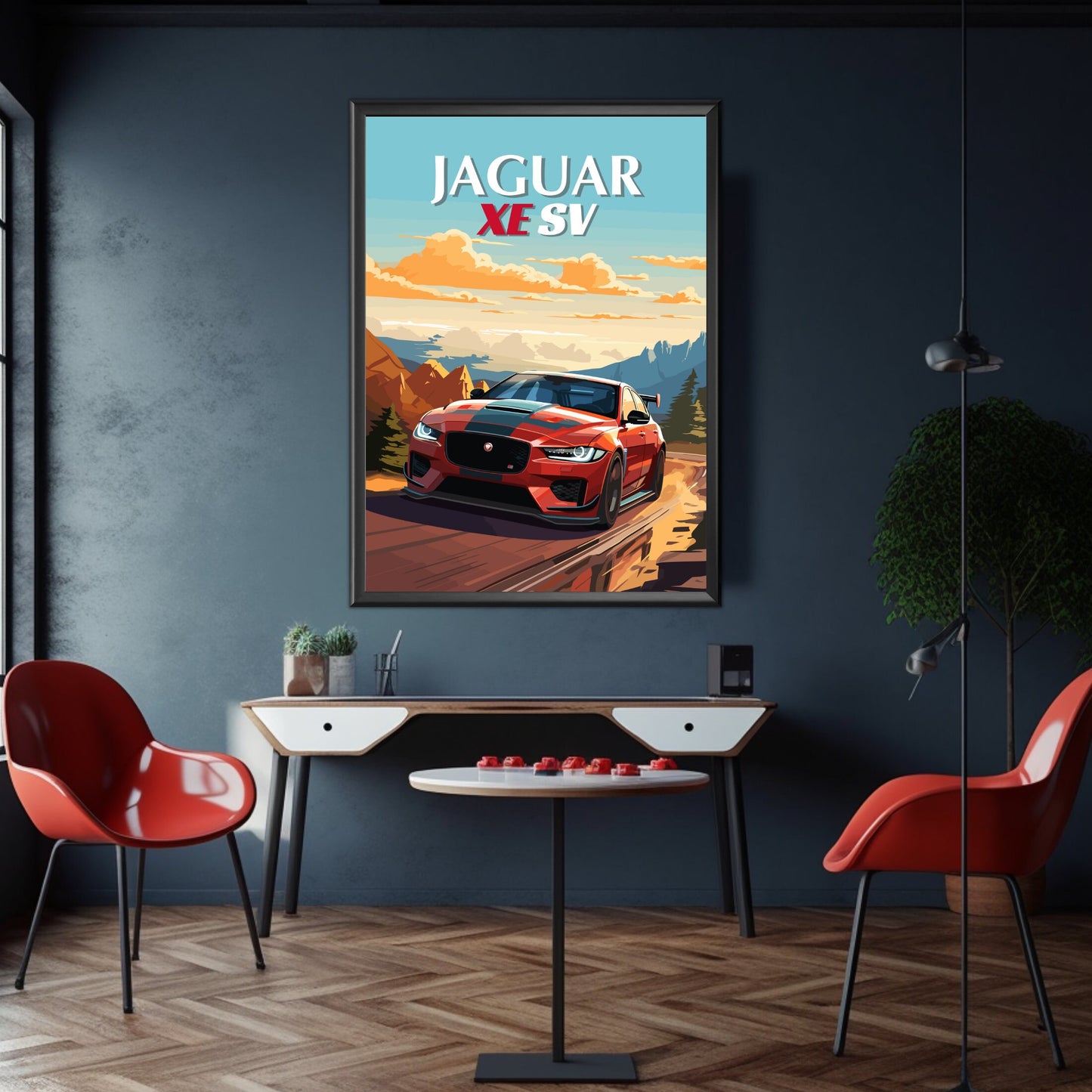 Jaguar XE SV Poster