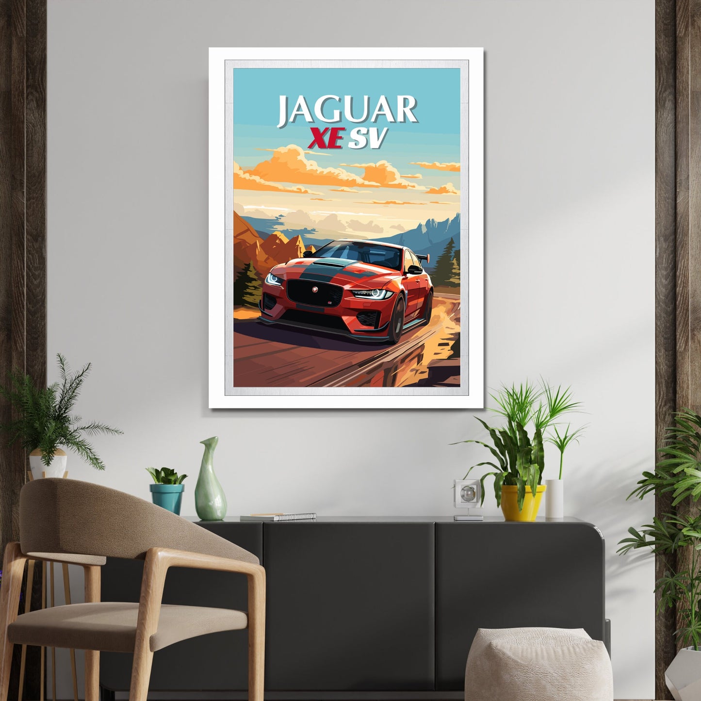 Jaguar XE SV Poster