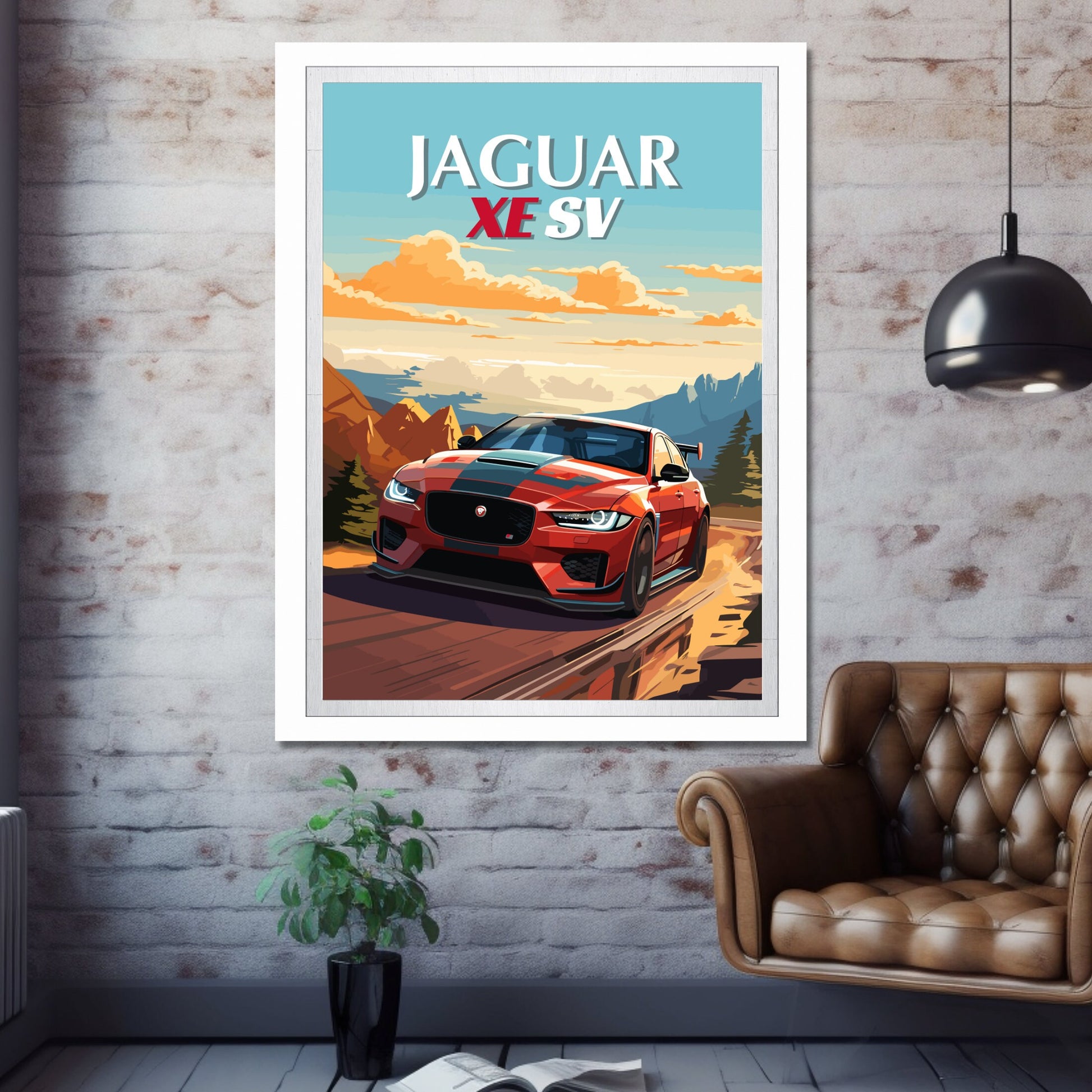 Jaguar XE SV Poster