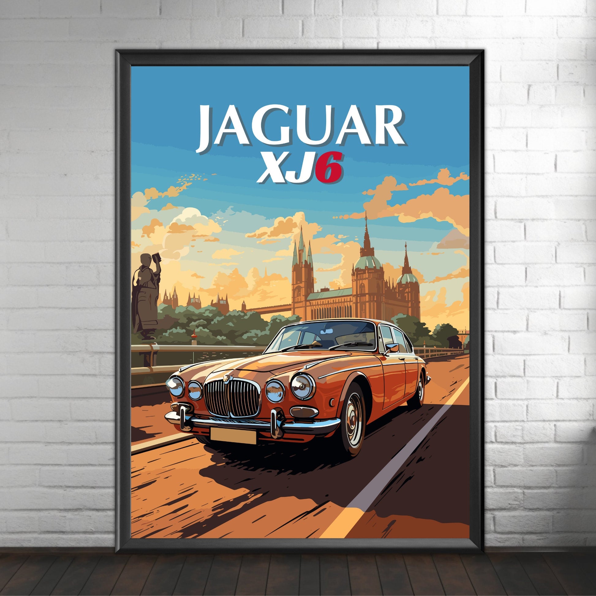 Jaguar XJ6 Poster