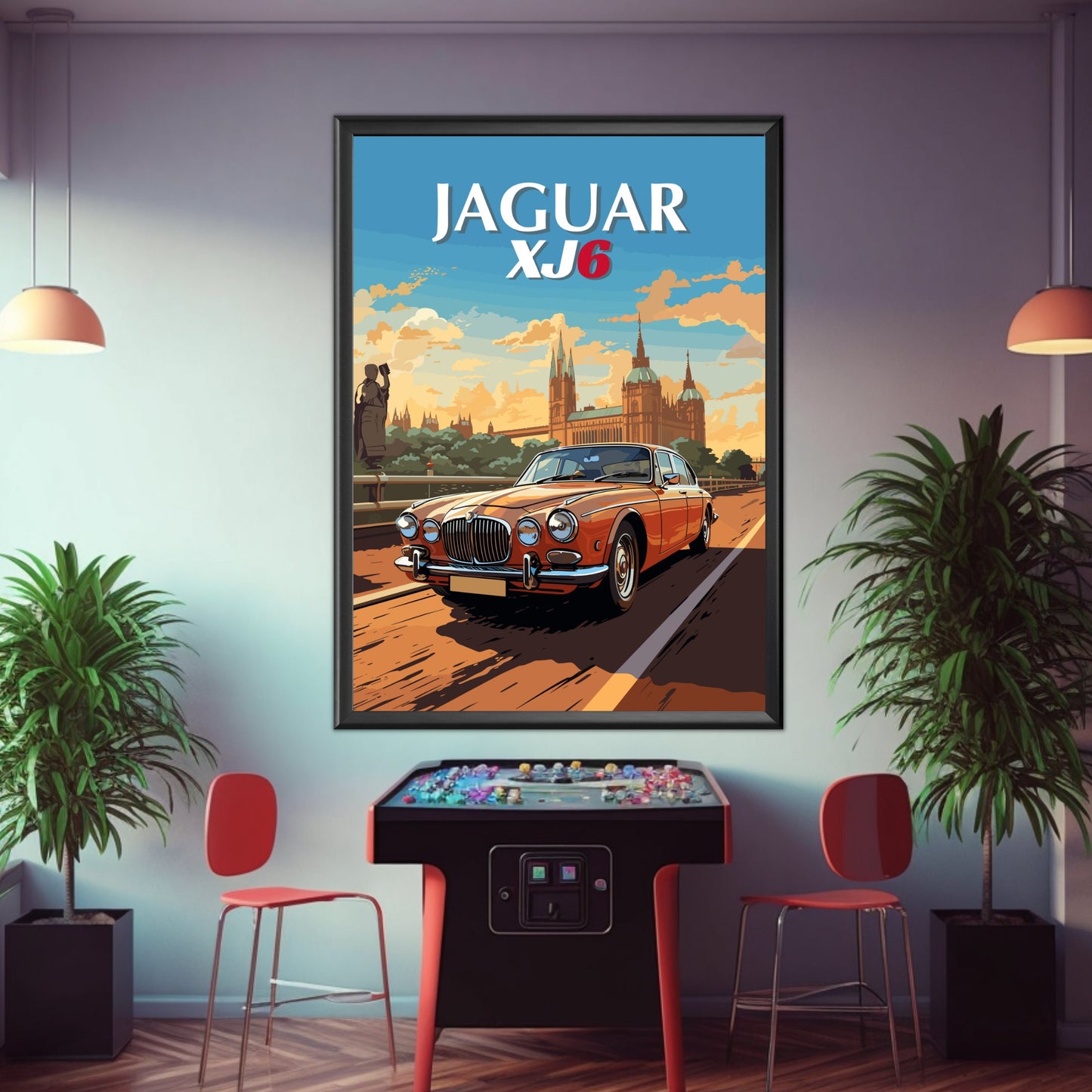 Jaguar XJ6 Poster