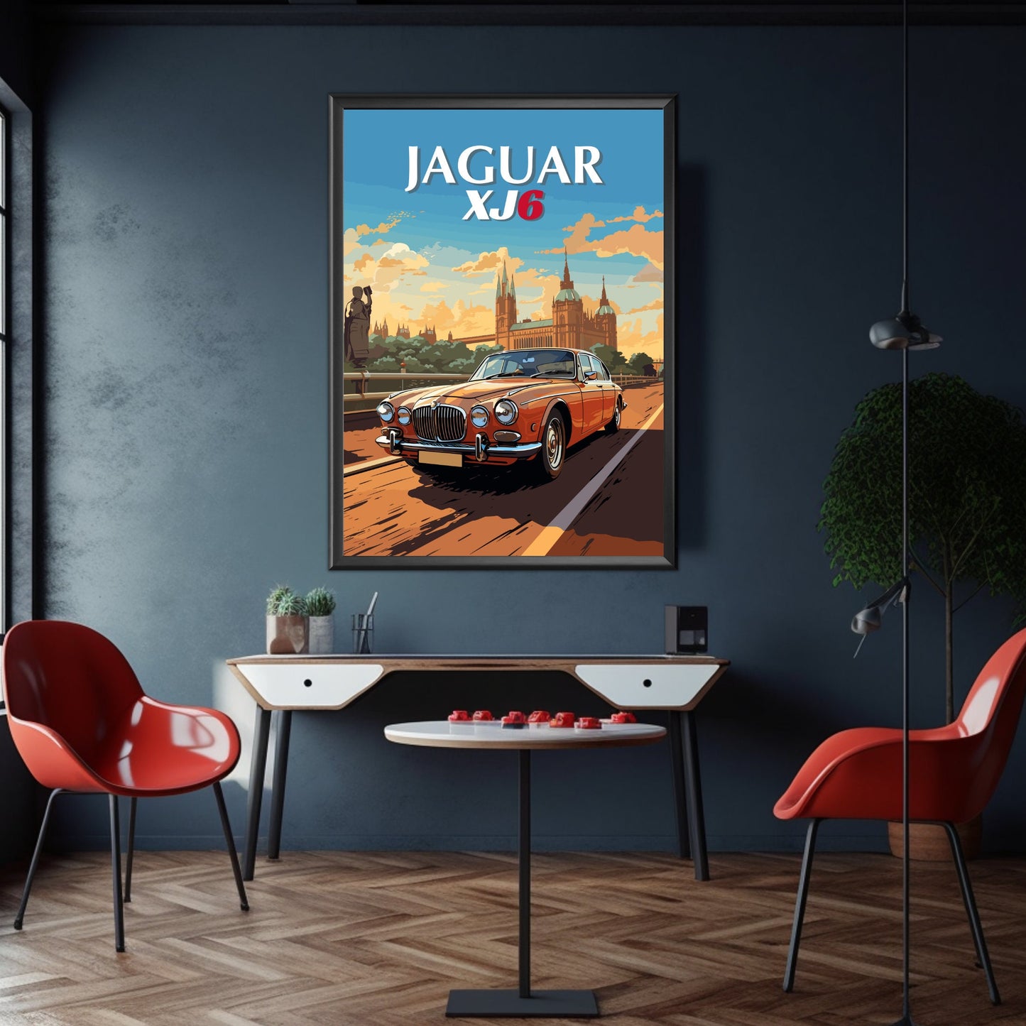 Jaguar XJ6 Poster