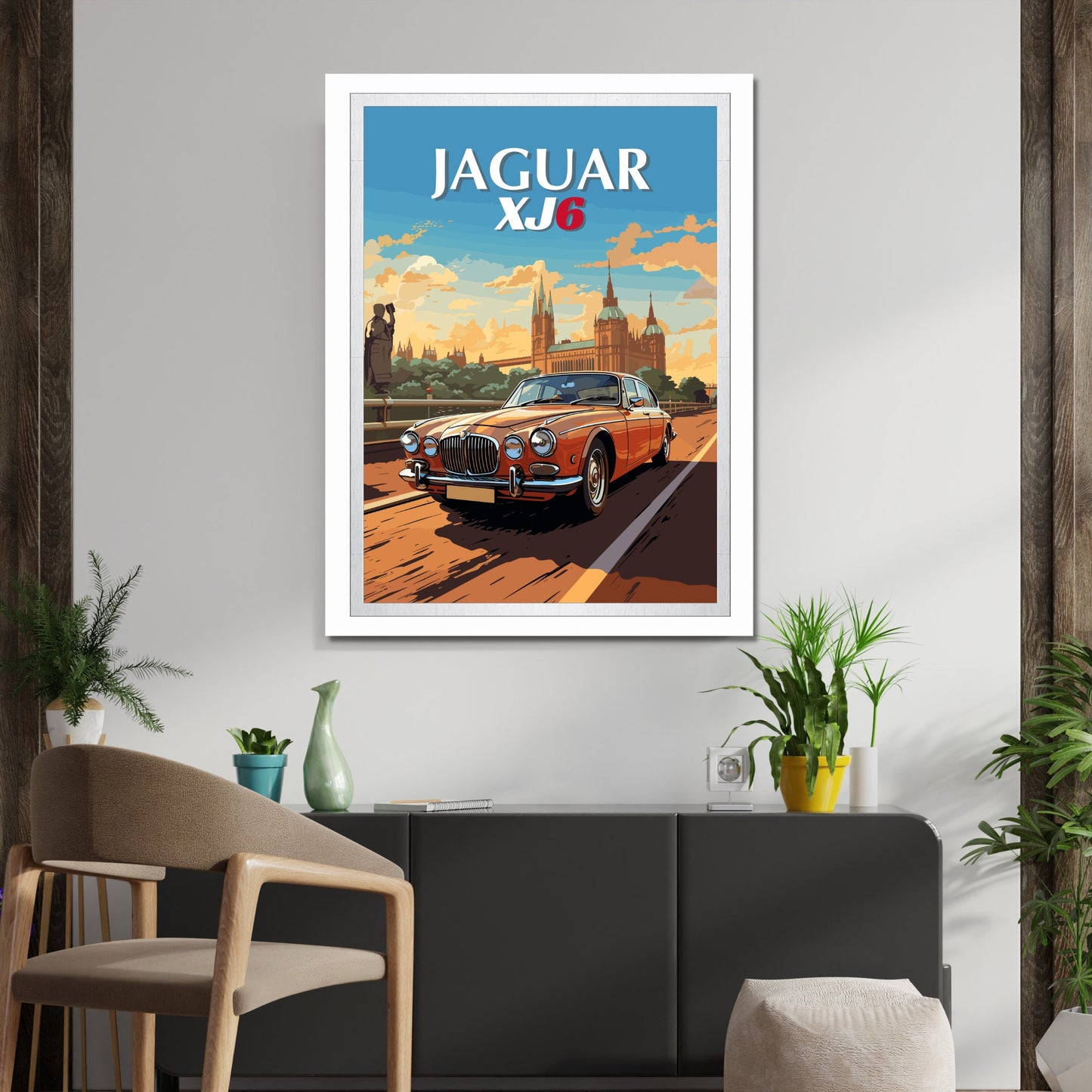 Jaguar XJ6 Poster