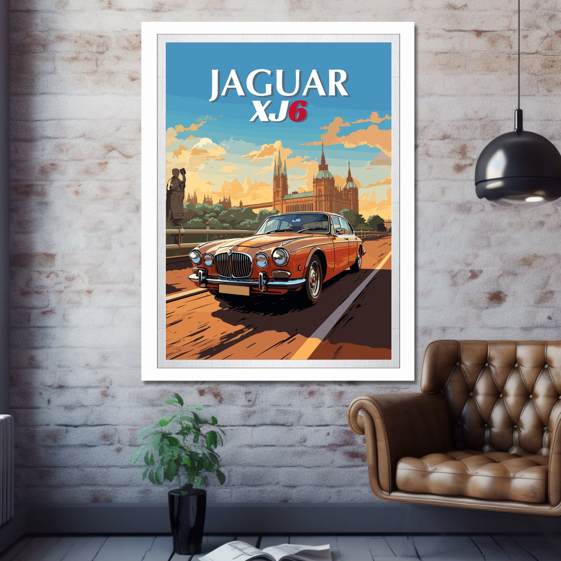 Jaguar XJ6 Poster