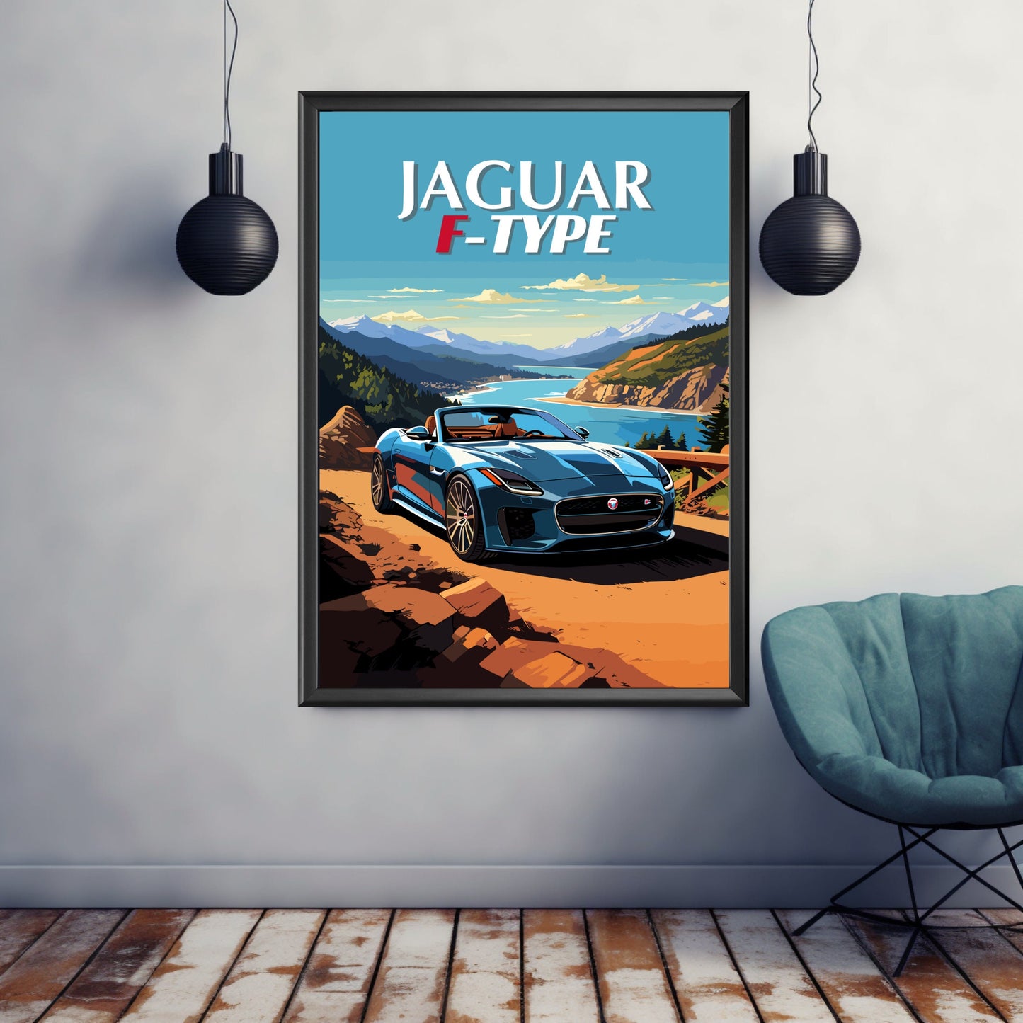 Jaguar F-Type Poster