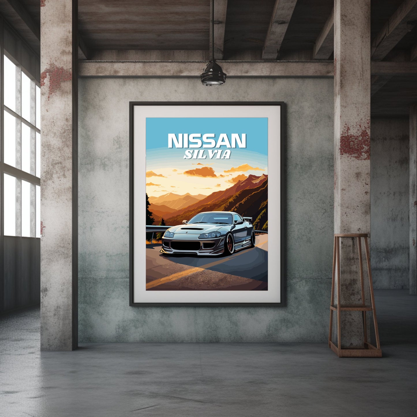 Nissan Silvia S15 Print, 1990s