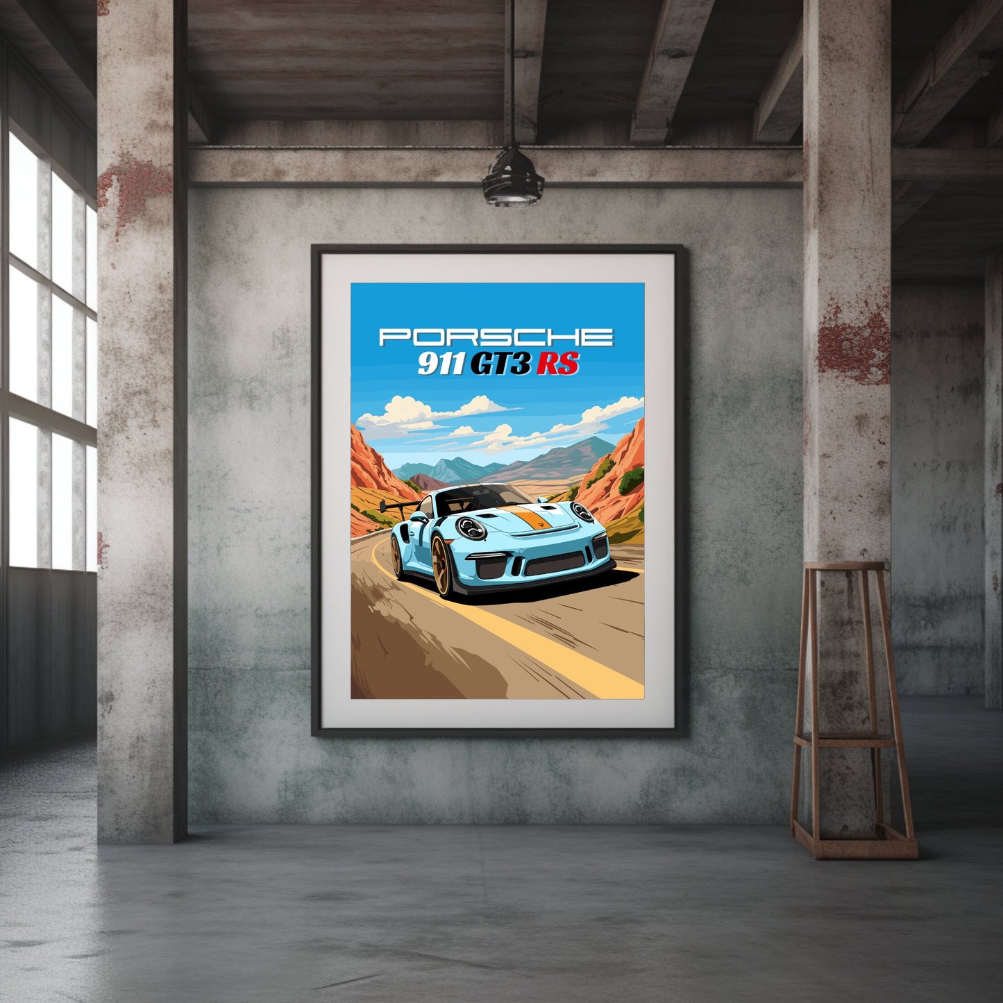 Porsche 911 GT3 RS Poster