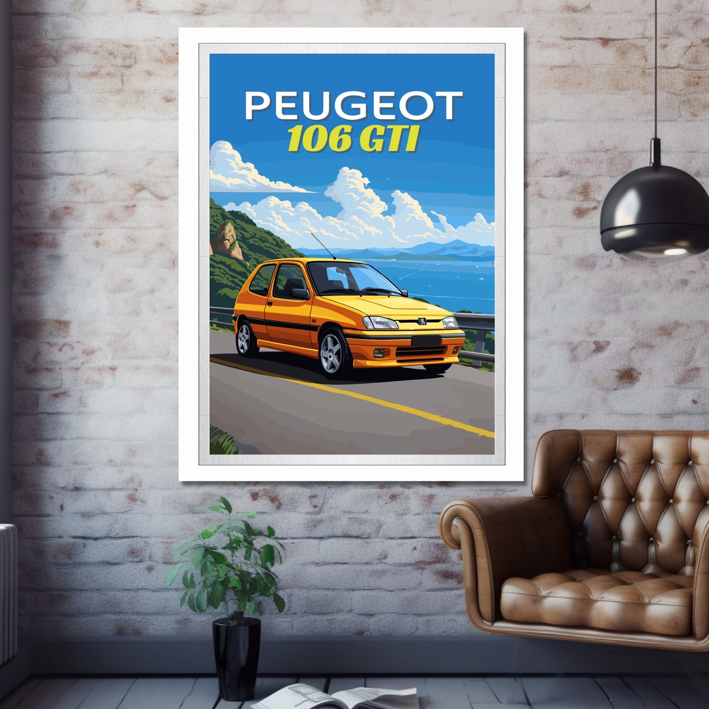 1990s Peugeot 106 GTI Print