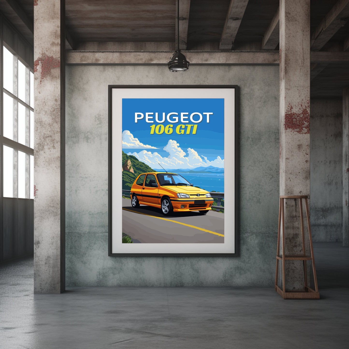 1990s Peugeot 106 GTI Print