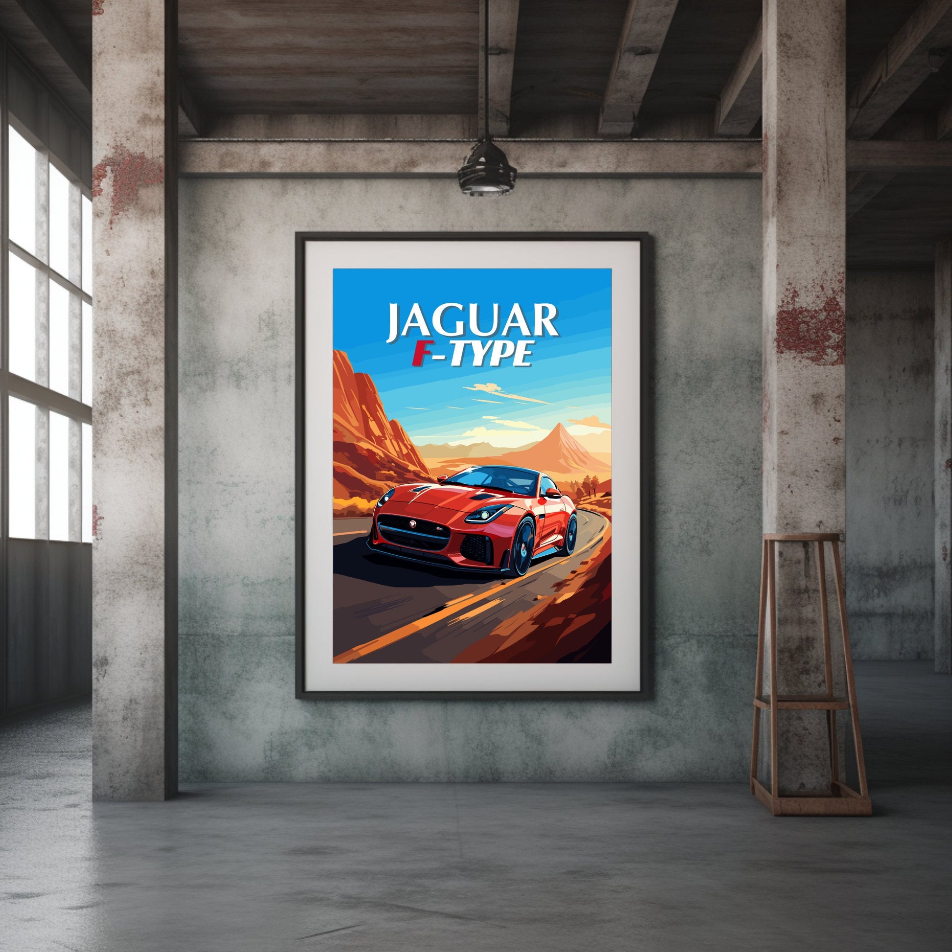 Jaguar F-Type Print