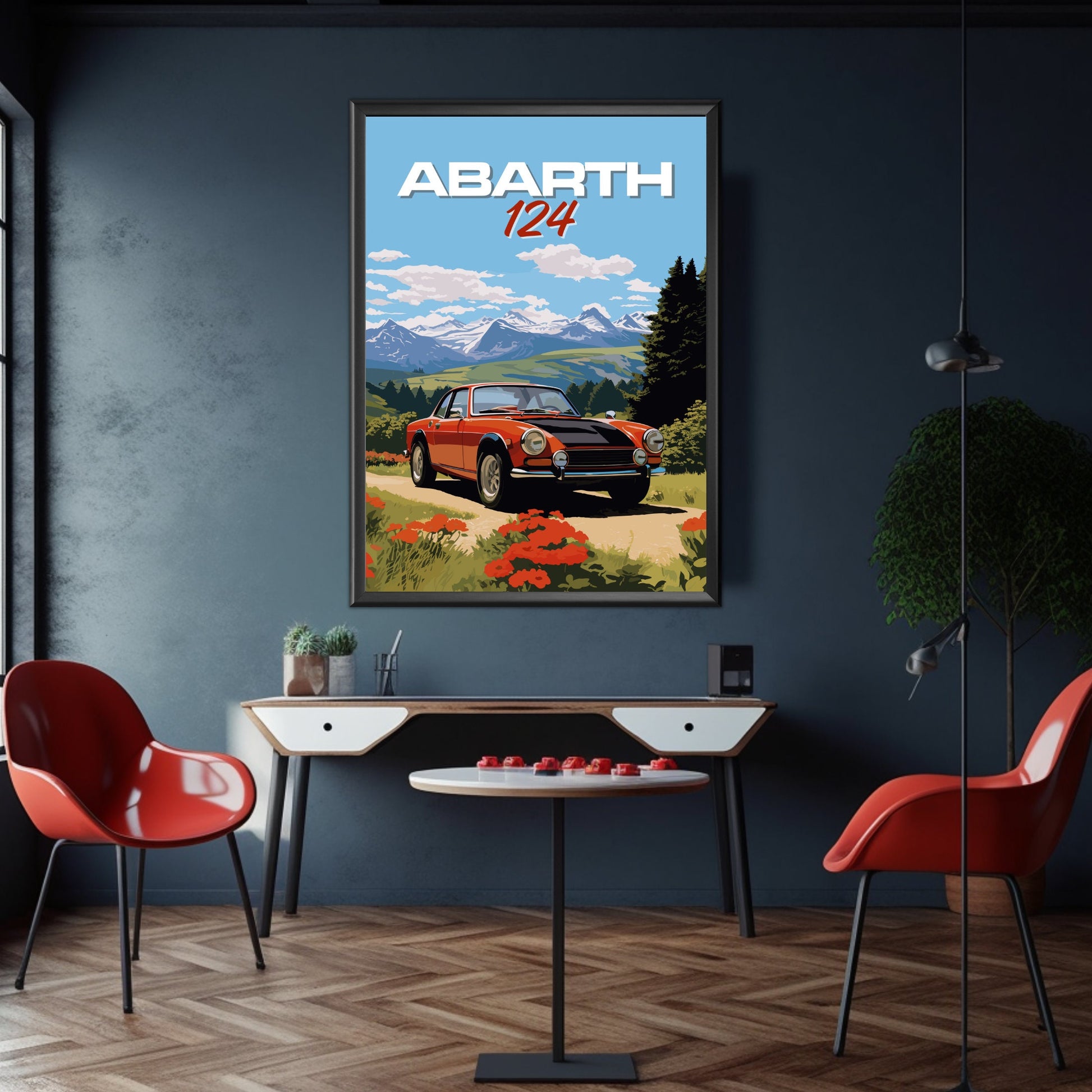 Abarth 124 Print