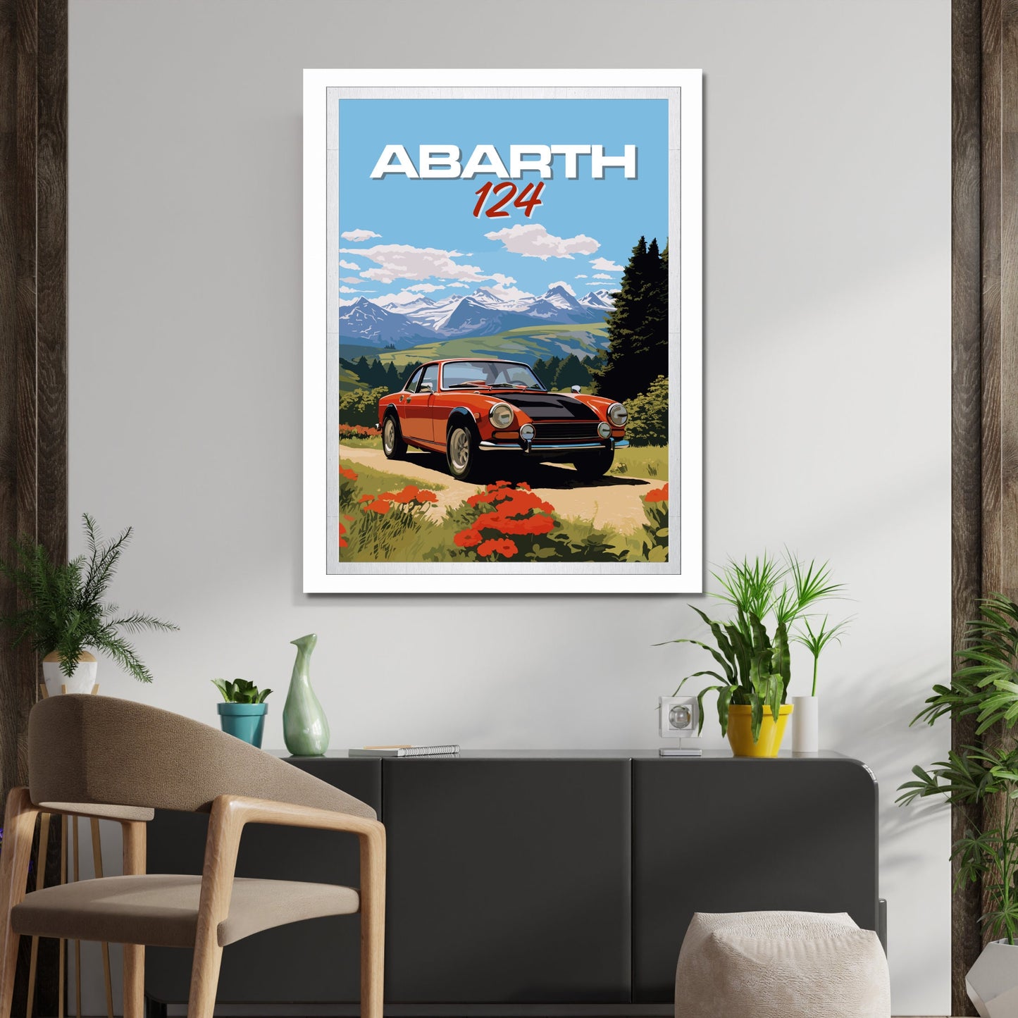 Abarth 124 Print