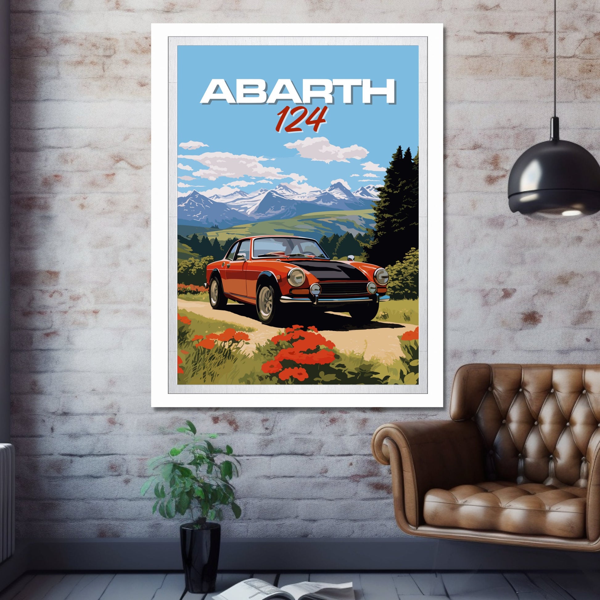 Abarth 124 Print