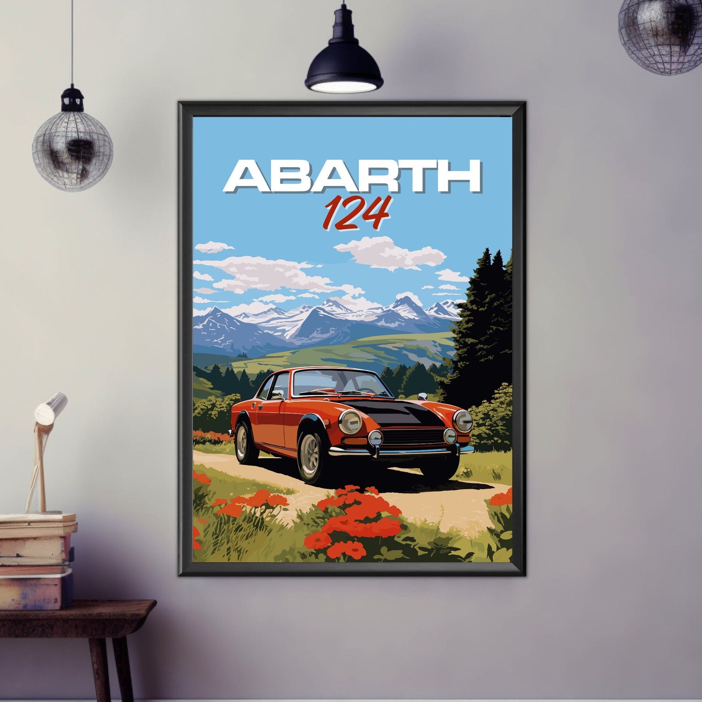 Abarth 124 Print