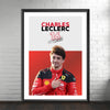 Charles Leclerc Poster, F1 Print, Charles Leclerc Print, F1 Poster, Car Art, Formula 1 Print, Formula 1 Poster, Scuderia Ferrari, Car Print