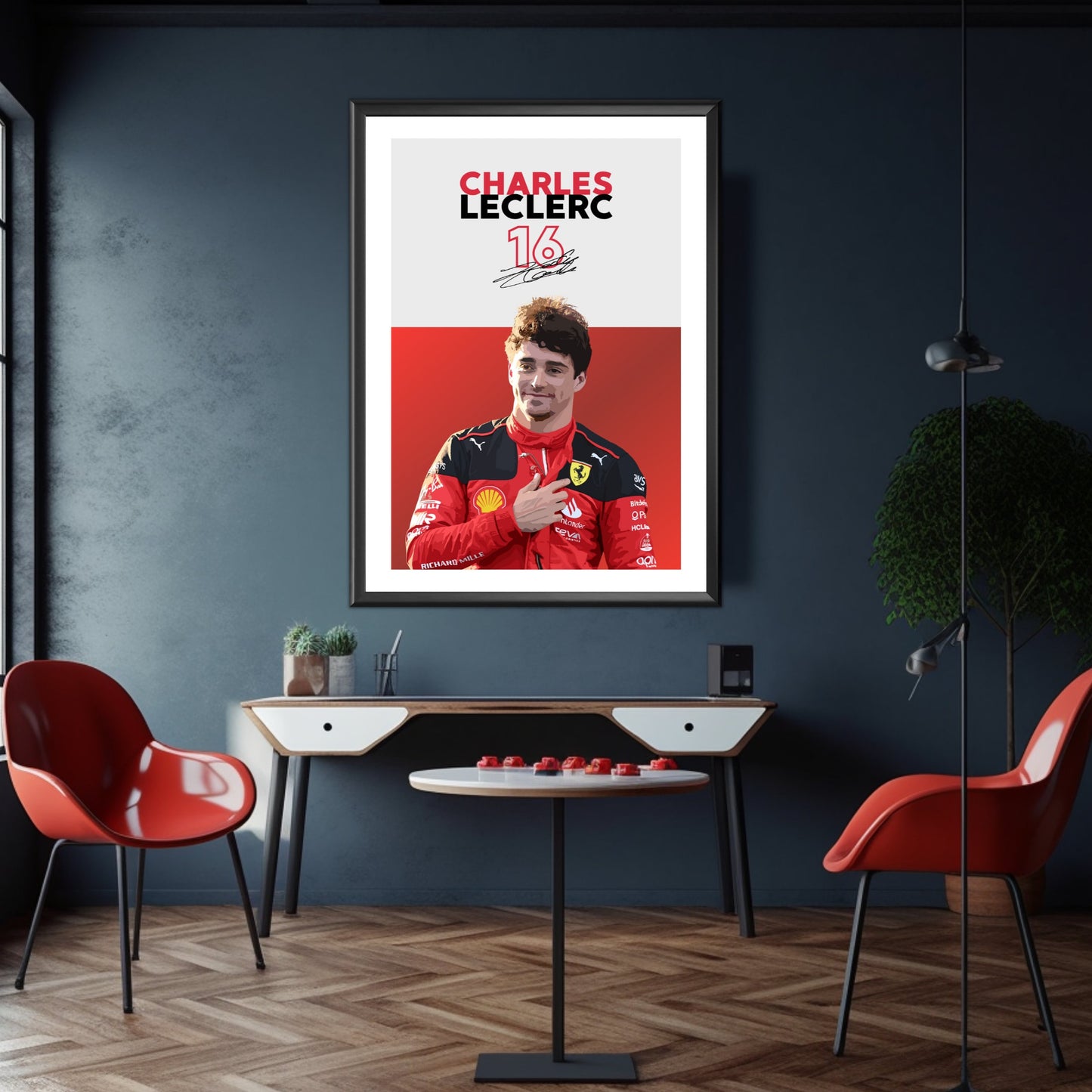 Charles Leclerc Poster, F1 Print