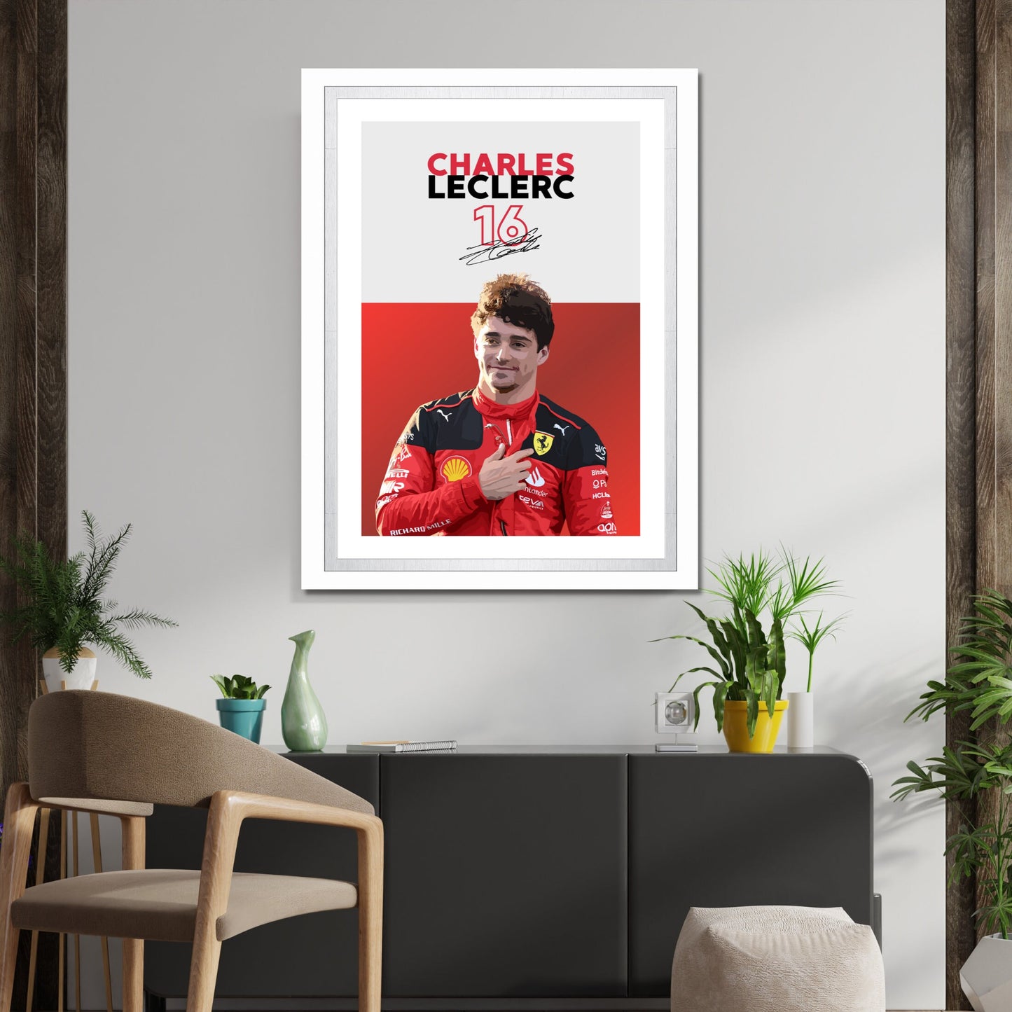 Charles Leclerc Poster, F1 Print