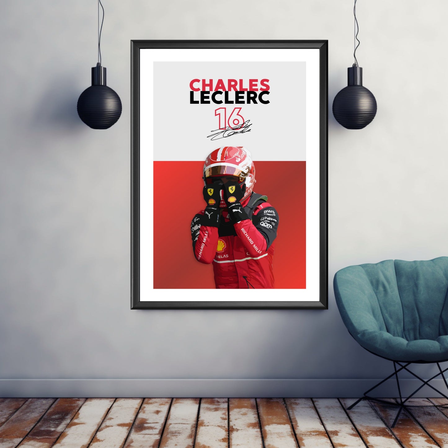 Charles Leclerc Poster, F1