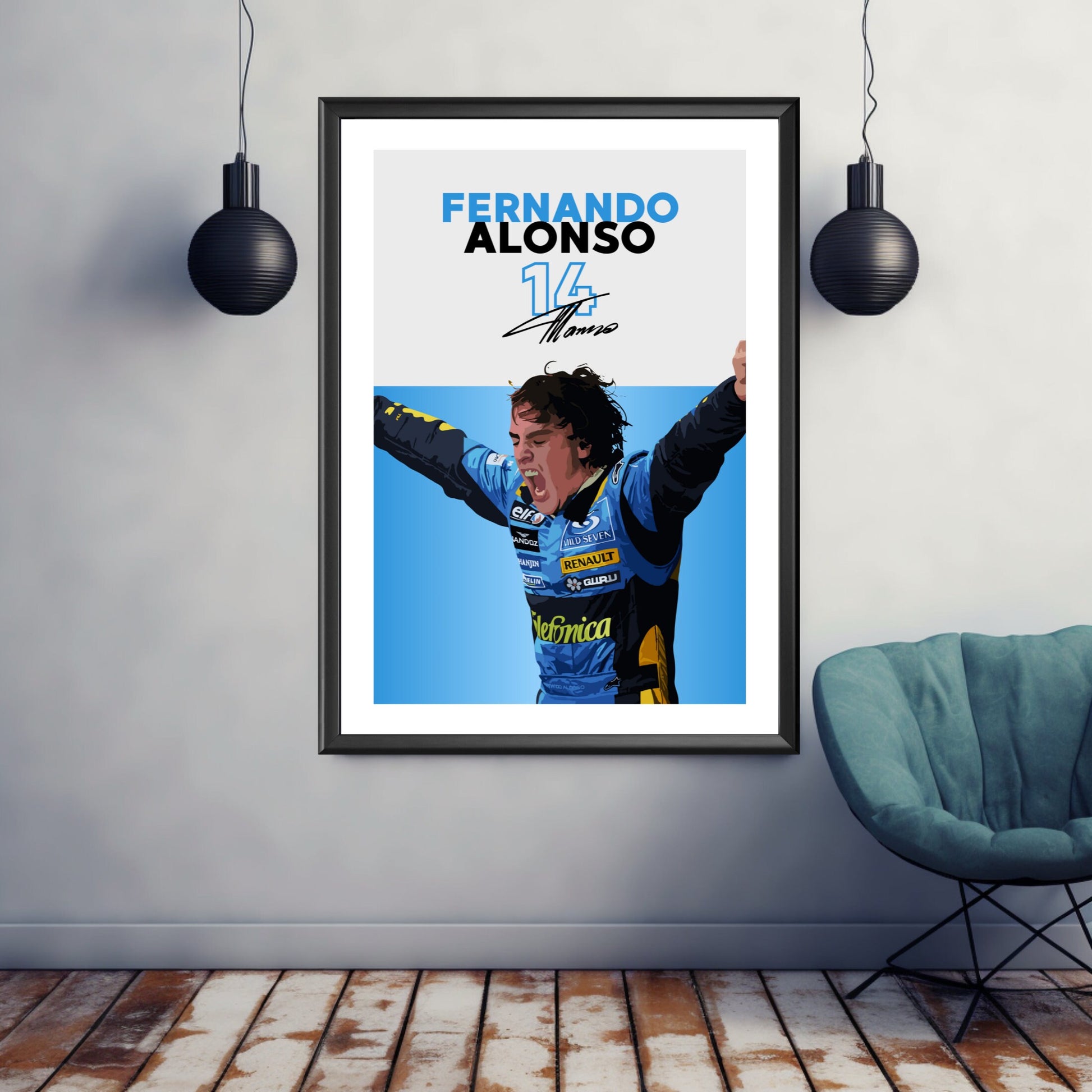 Fernando Alonso Poster, F1