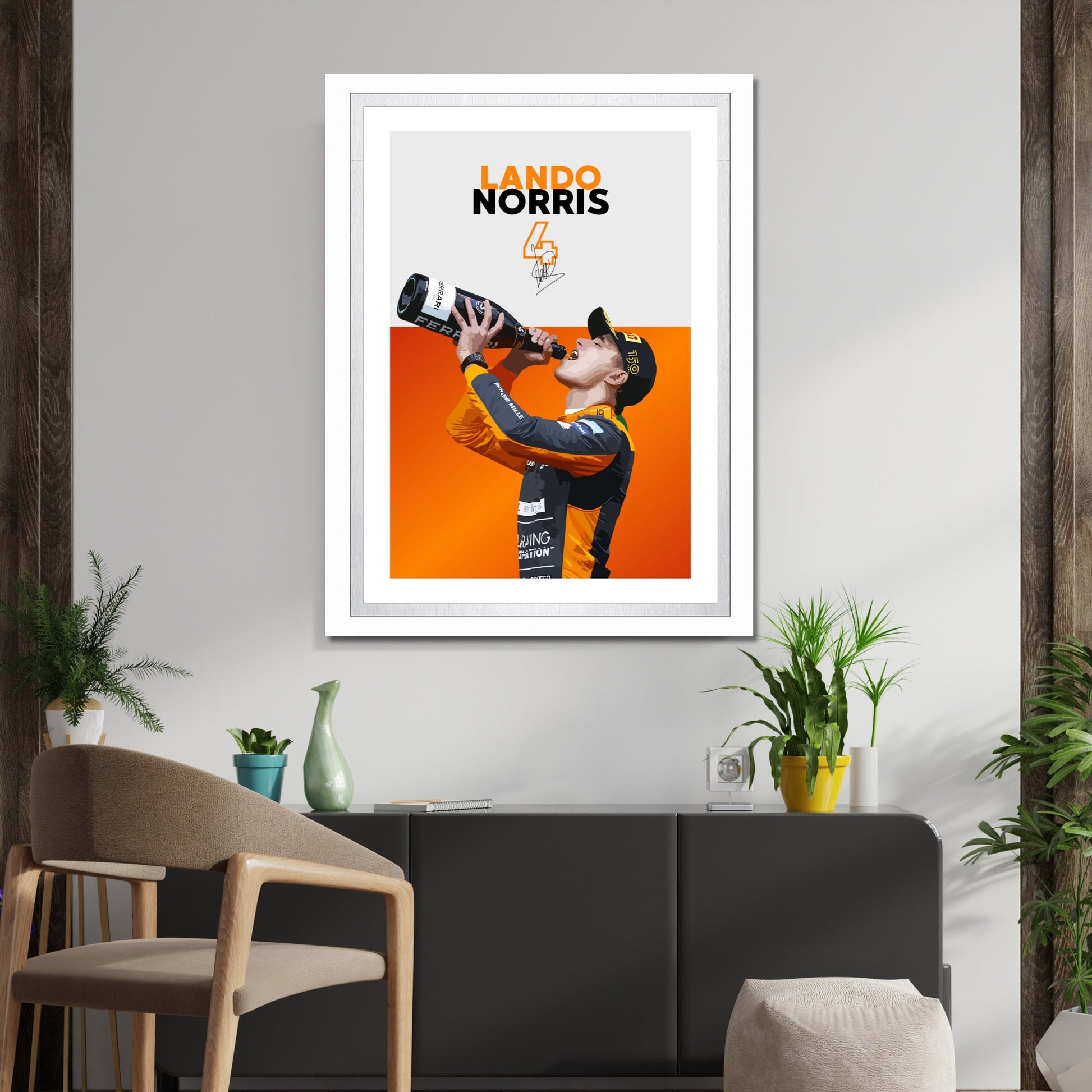 Lando Norris Poster, F1 Print