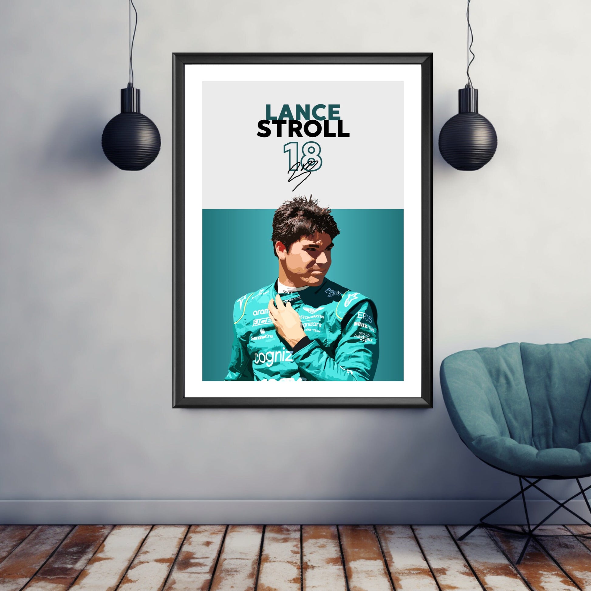 Lance Stroll Print, F1