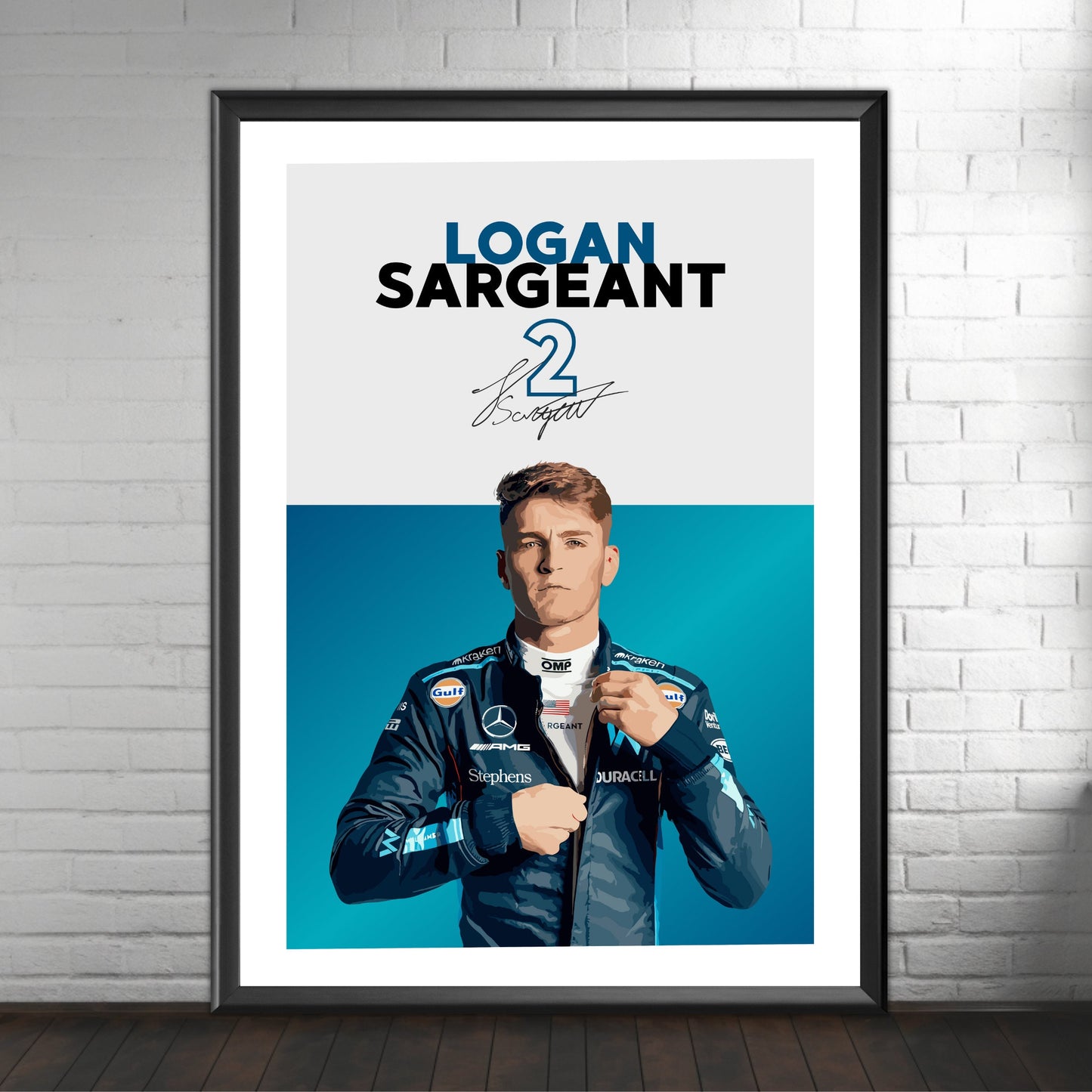 Logan Sargeant Poster, F1