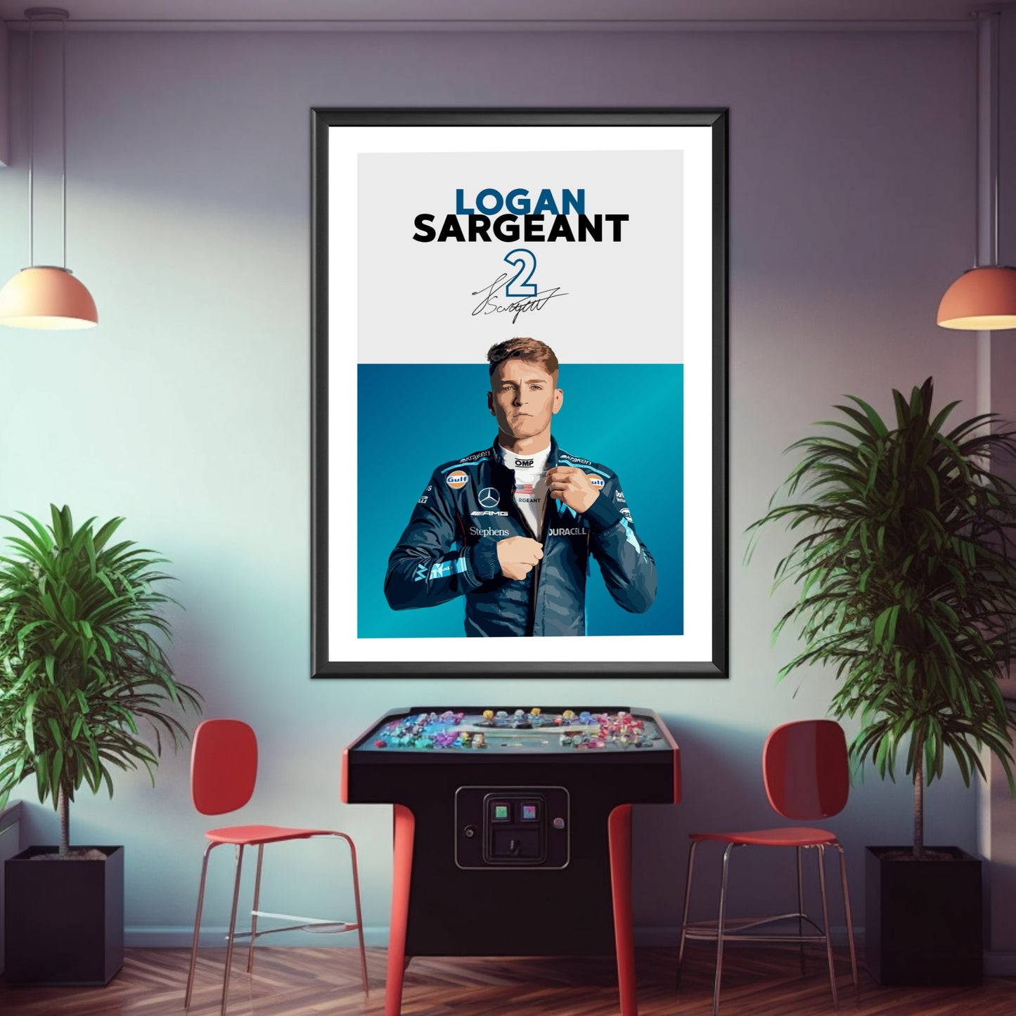 Logan Sargeant Poster, F1