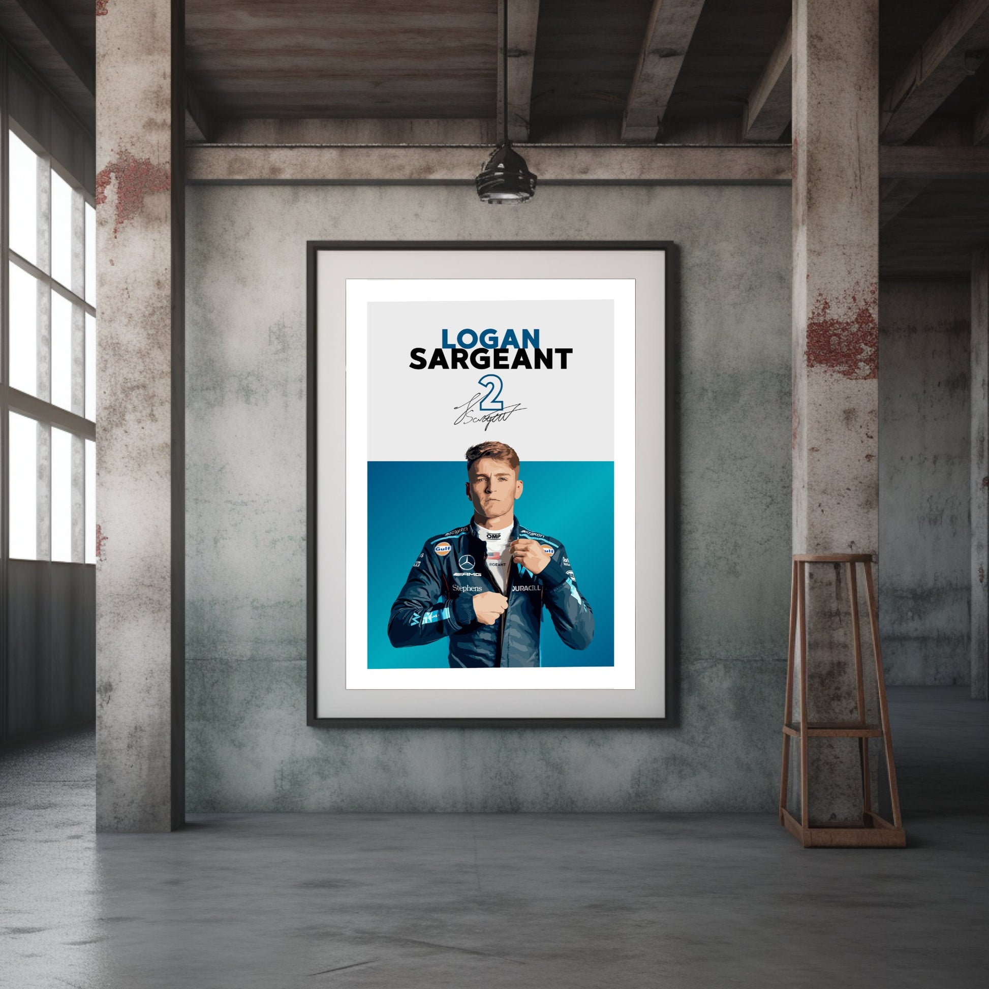 Logan Sargeant Poster, F1