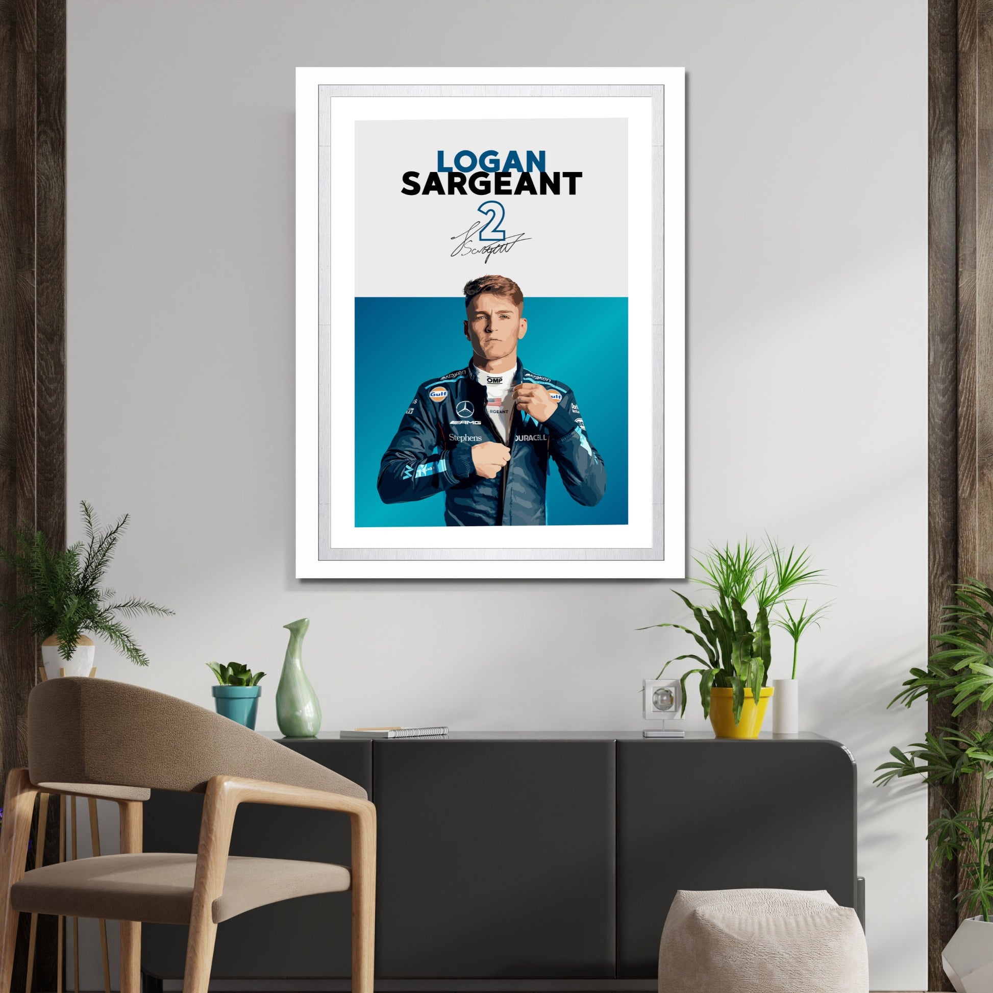 Logan Sargeant Poster, F1