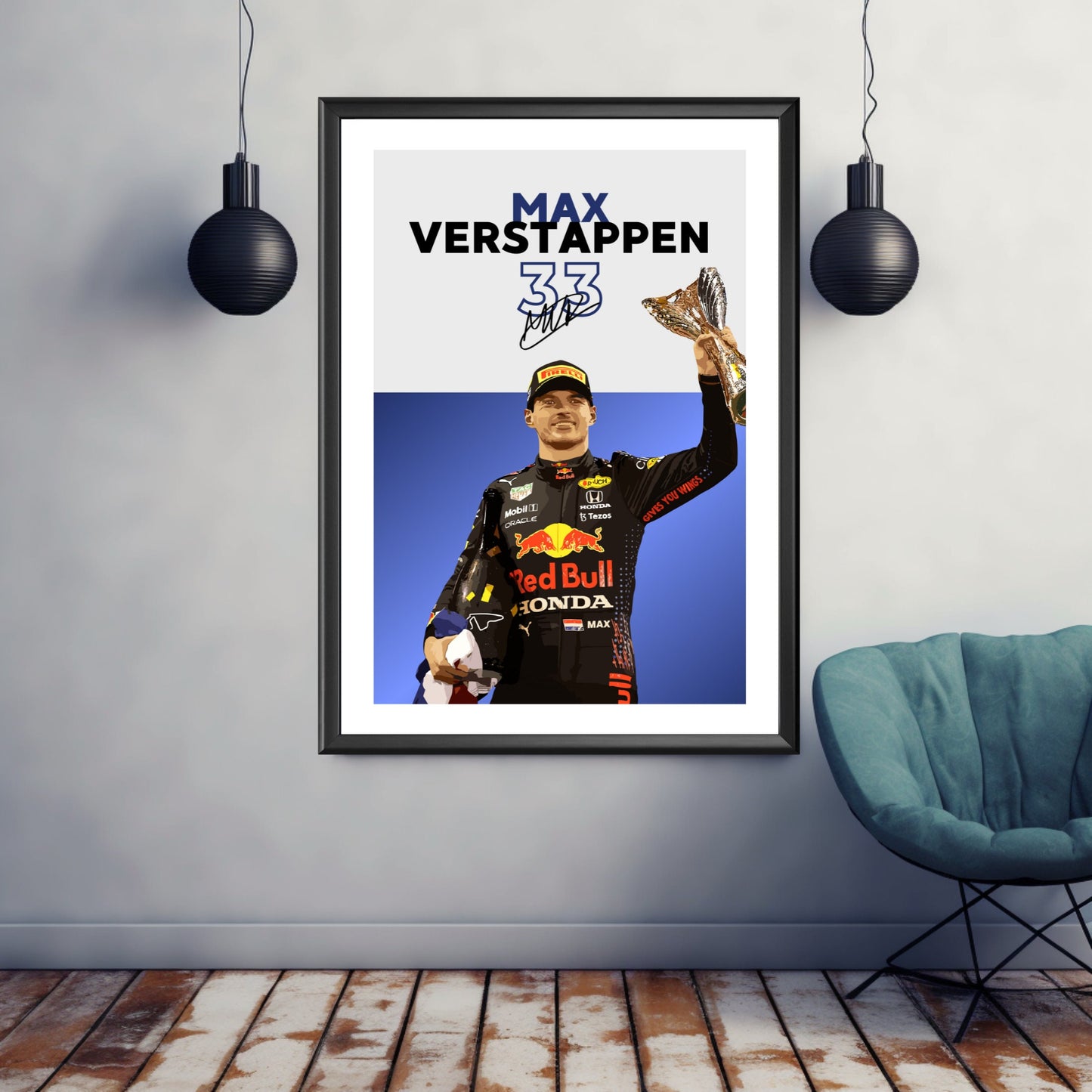 Max Verstappen Poster, F1 Red Bull Racing