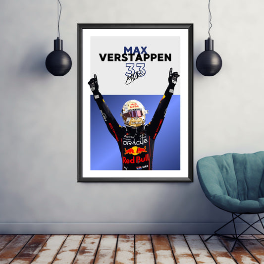 Max Verstappen Print, Max Verstappen Poster, F1 Print, F1 Poster, Car Art, Formula 1 Print, Formula 1 Poster, Red Bull Racing, Car Print