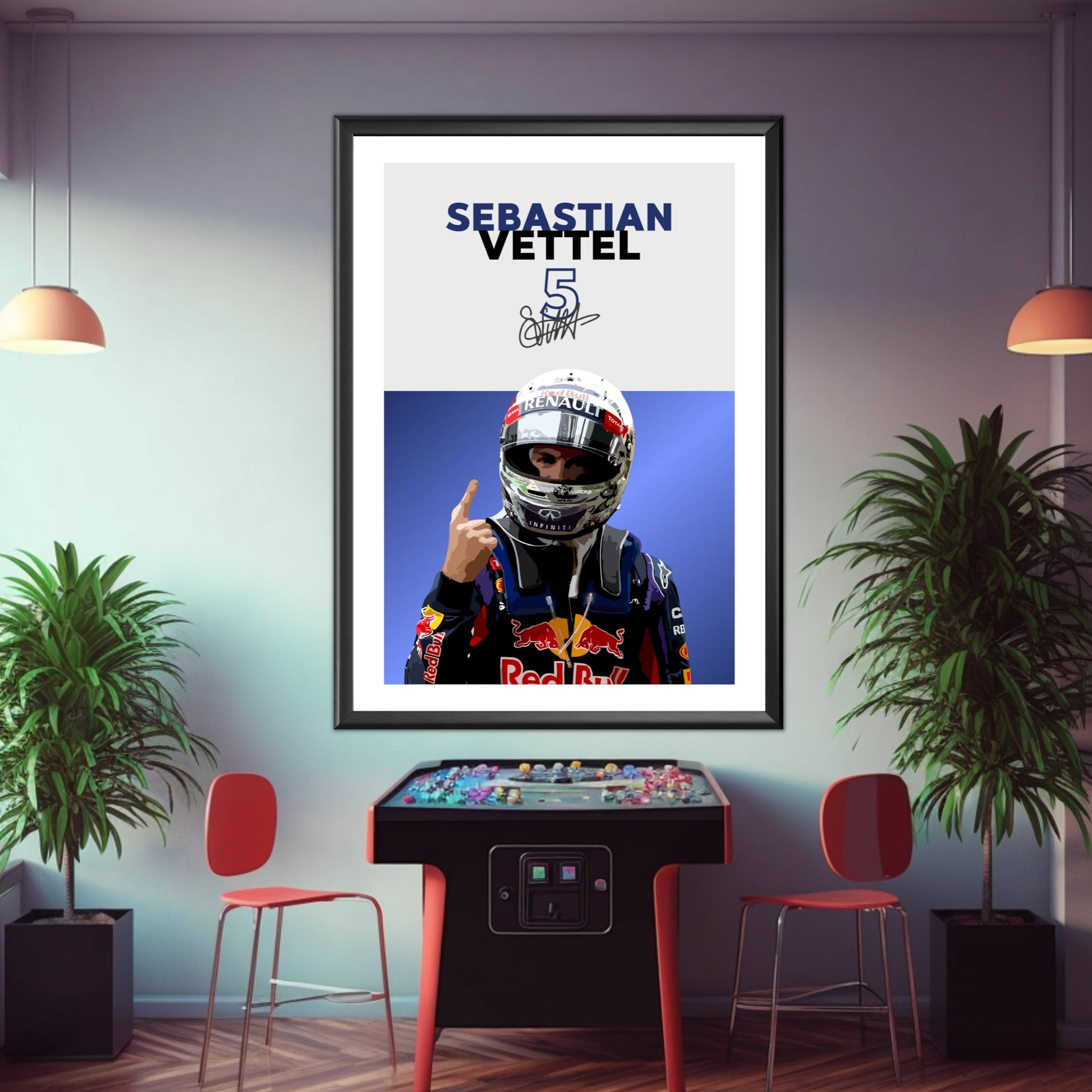 Sebastian Vettel Poster, F1