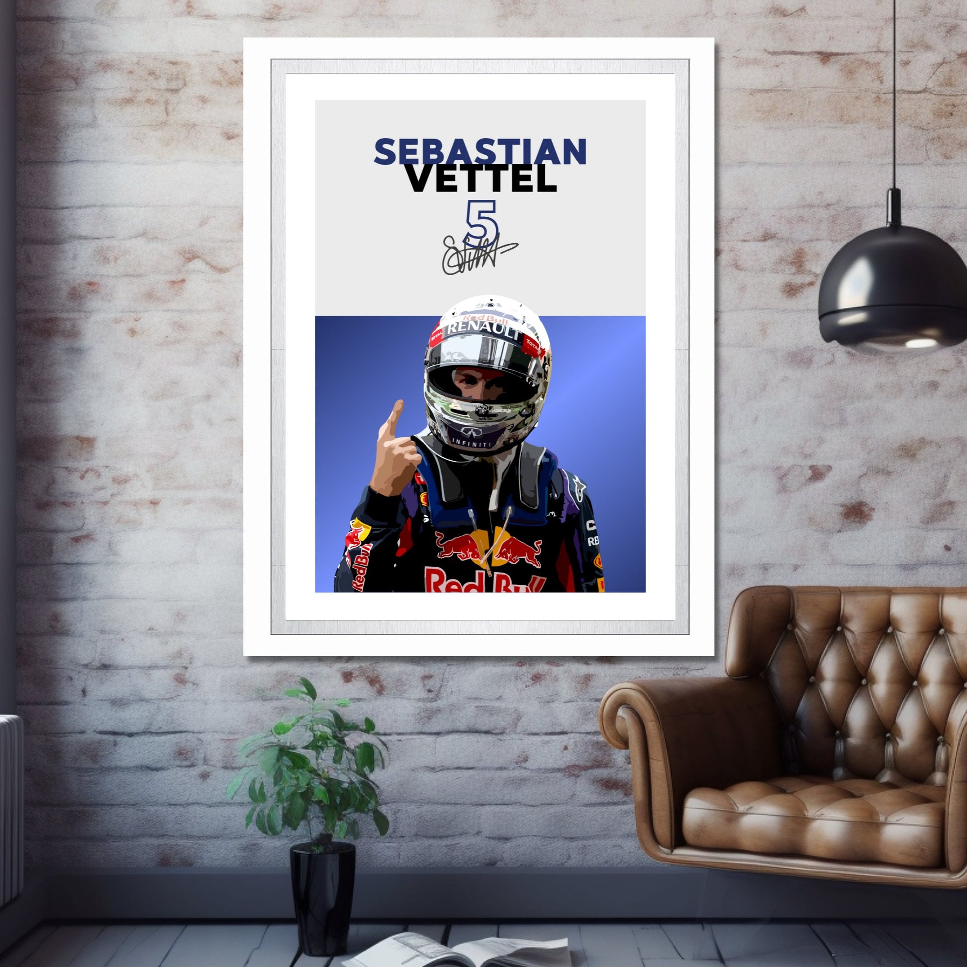 Sebastian Vettel Poster, F1