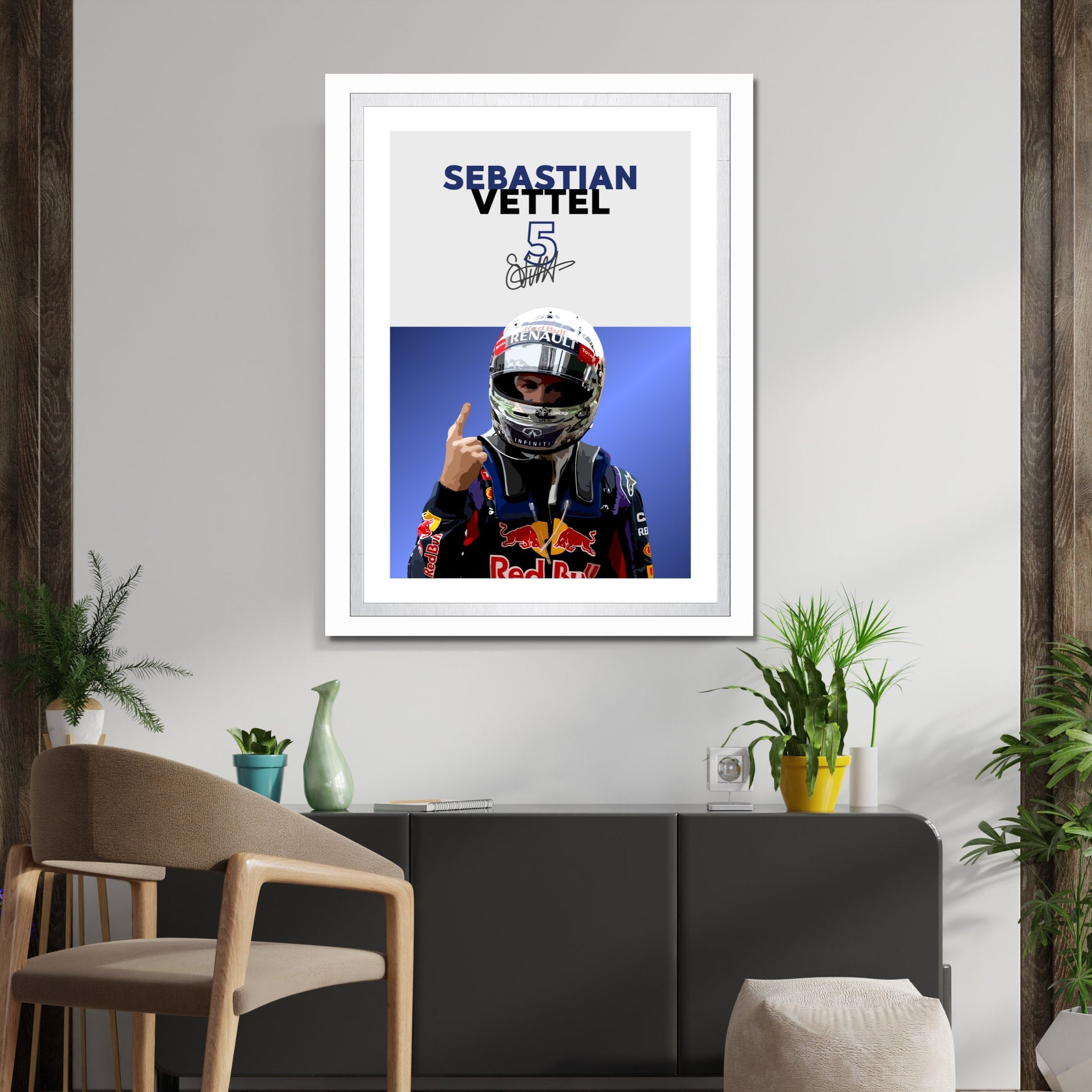 Sebastian Vettel Poster, F1