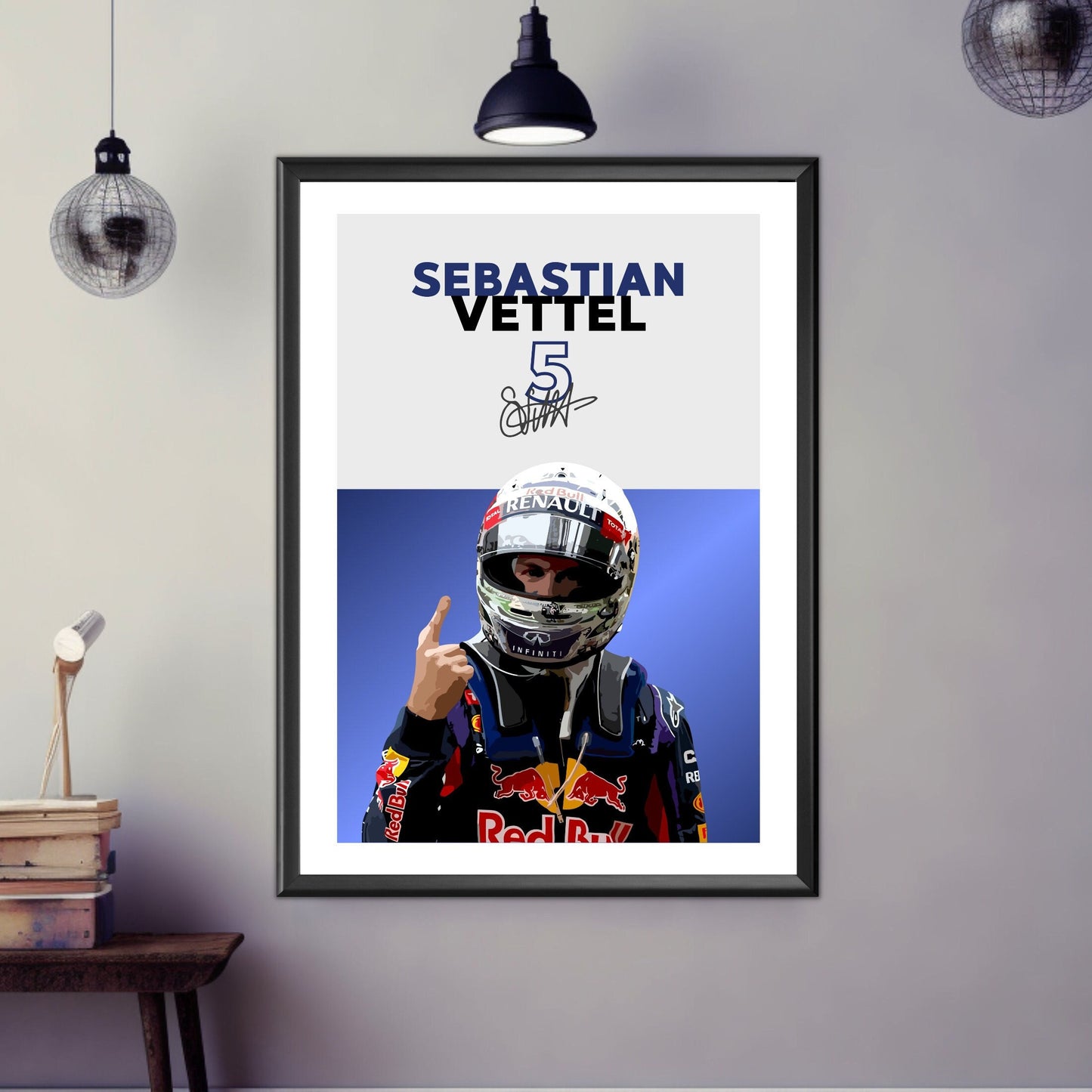 Sebastian Vettel Poster, F1