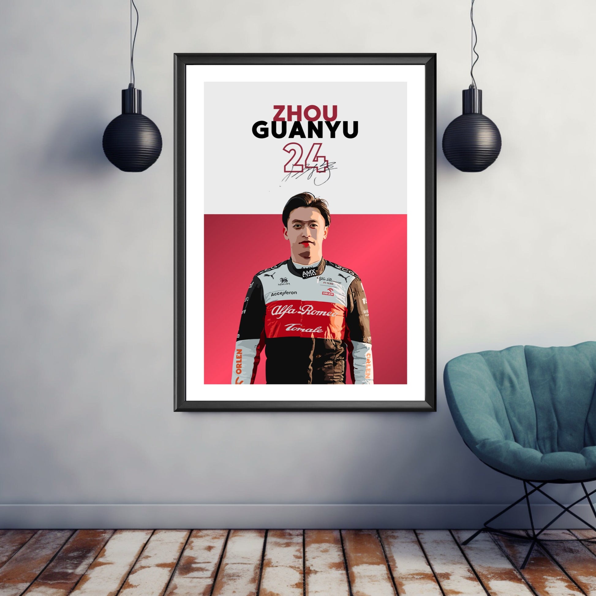 Zhou Guanyu Poster, F1