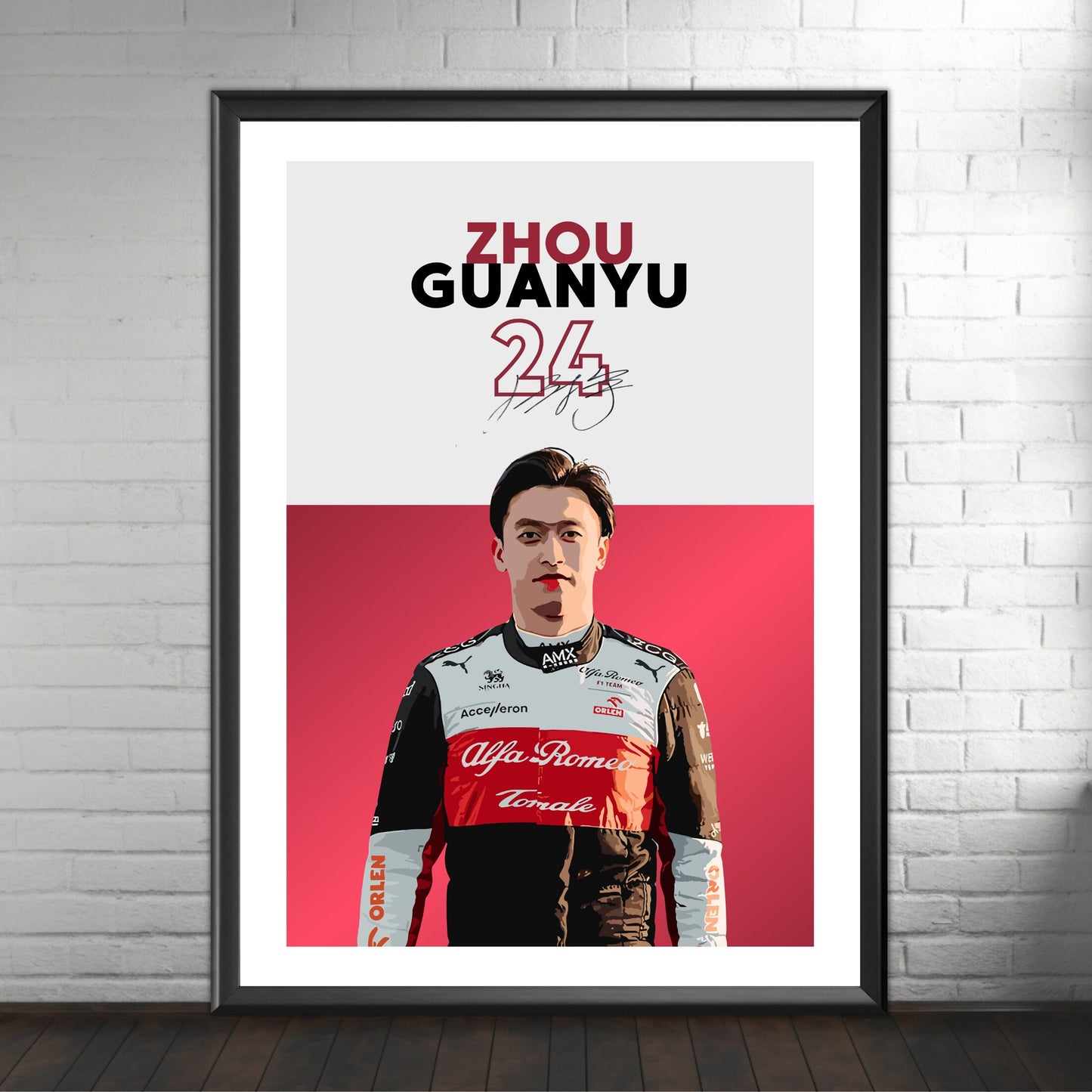 Zhou Guanyu Poster, F1