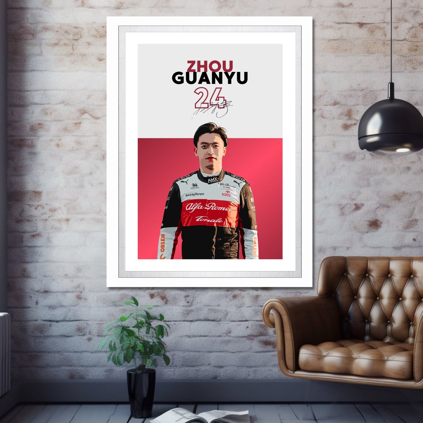 Zhou Guanyu Poster, F1